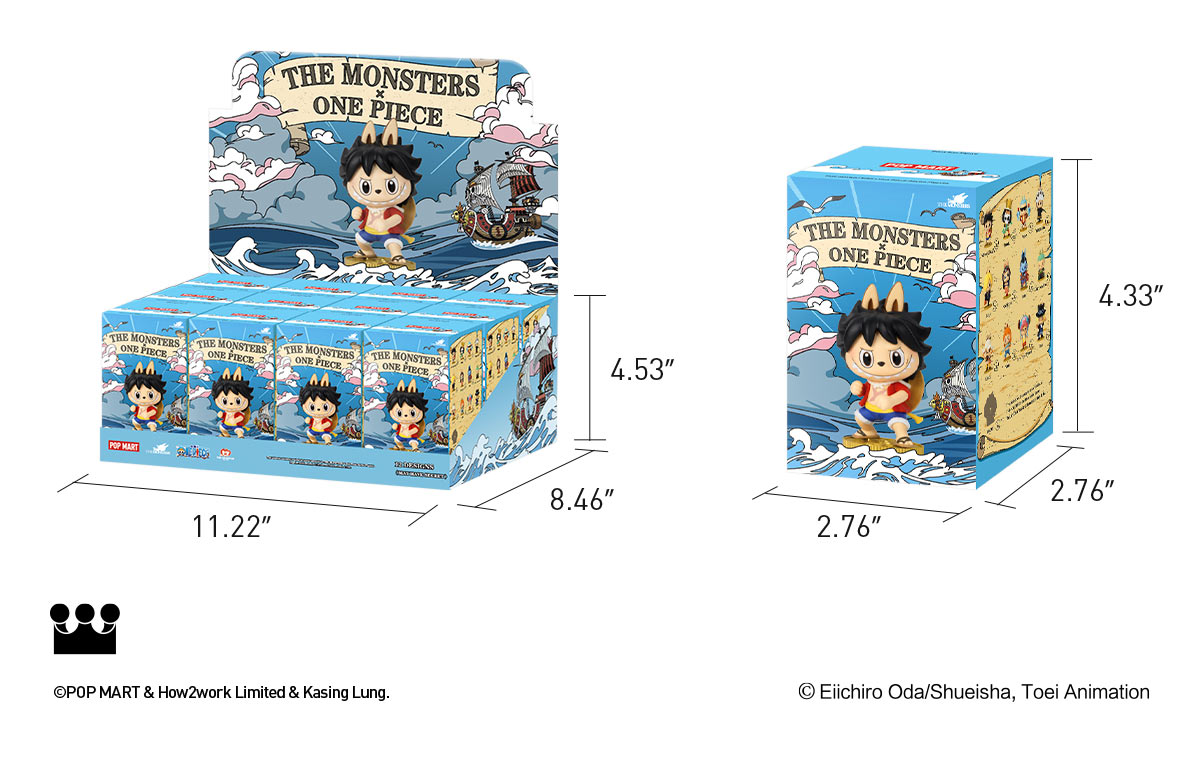 POP NOW:THE MONSTERS × One Piece Series Figures - POP MART