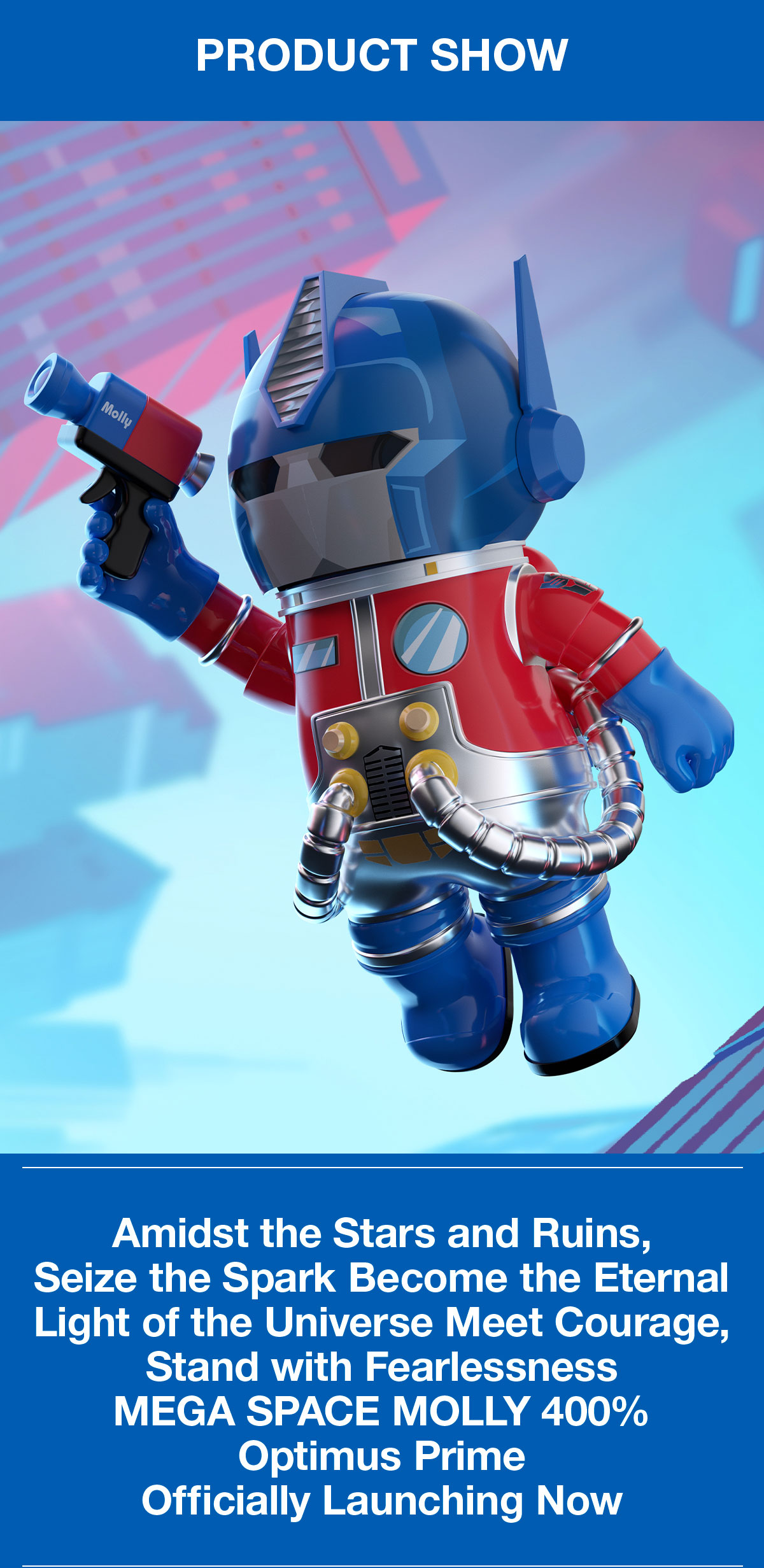 MEGA SPACE MOLLY 400% Optimus Prime - POP MART (United States) MEGA SPACE MOLLY 400% Optimus Prime - POP MART (United States)