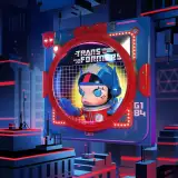 POP MART-MEGA SPACE MOLLY Optimus Prime《IN SPACE》3D Painting - Banner 3