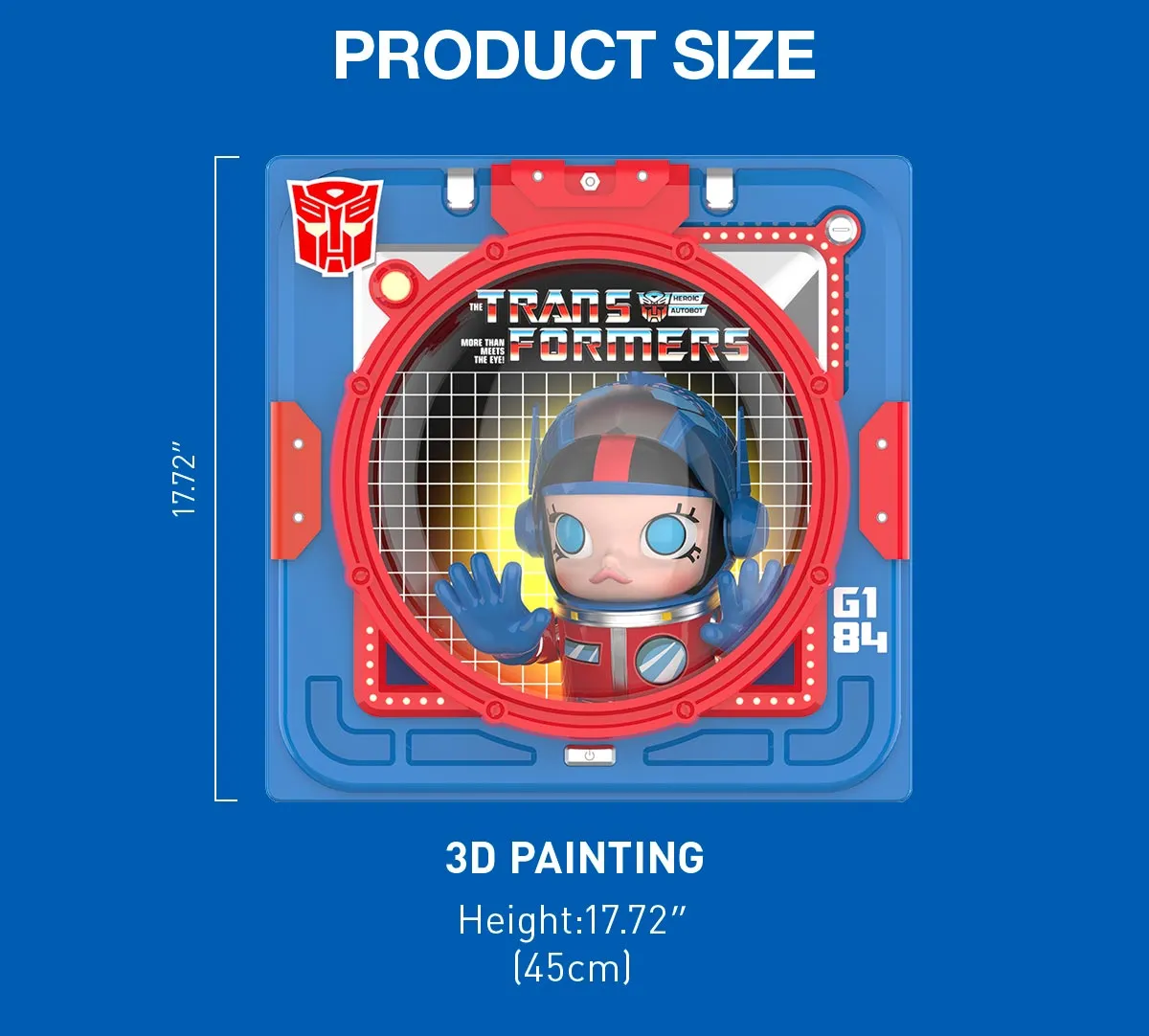 MEGA SPACE MOLLY Optimus Prime《IN SPACE》3D Painting - POP MART 