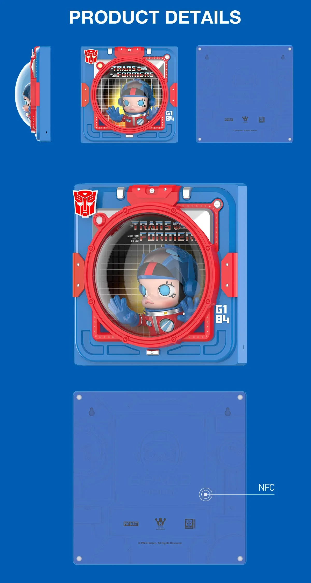 MEGA SPACE MOLLY Optimus Prime《IN SPACE》3D Painting - POP MART 