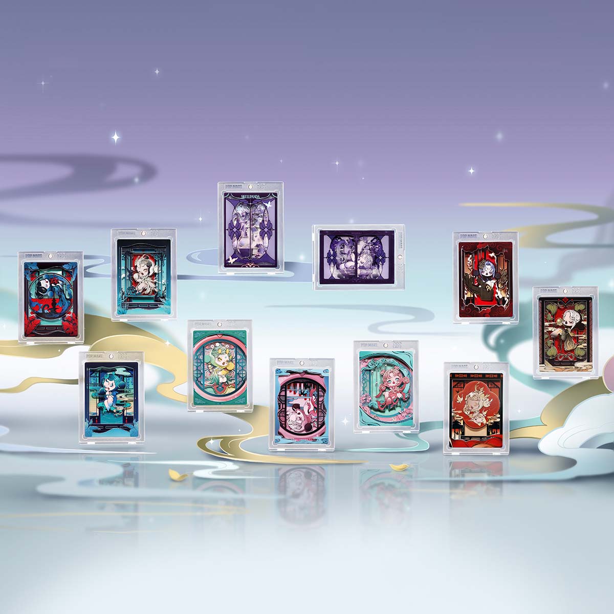SKULLPANDA The Mirage Series Figures Art Collection Cards