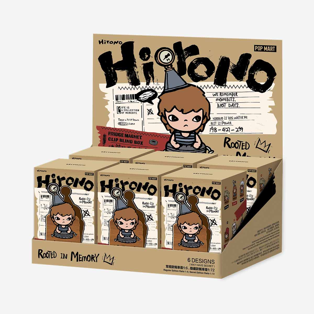 【北京限定】POPMART HIRONO HUTONGシリーズ マグネット Hirono Echo Series - Fridge Magnet Clip Blind Box - POP MART