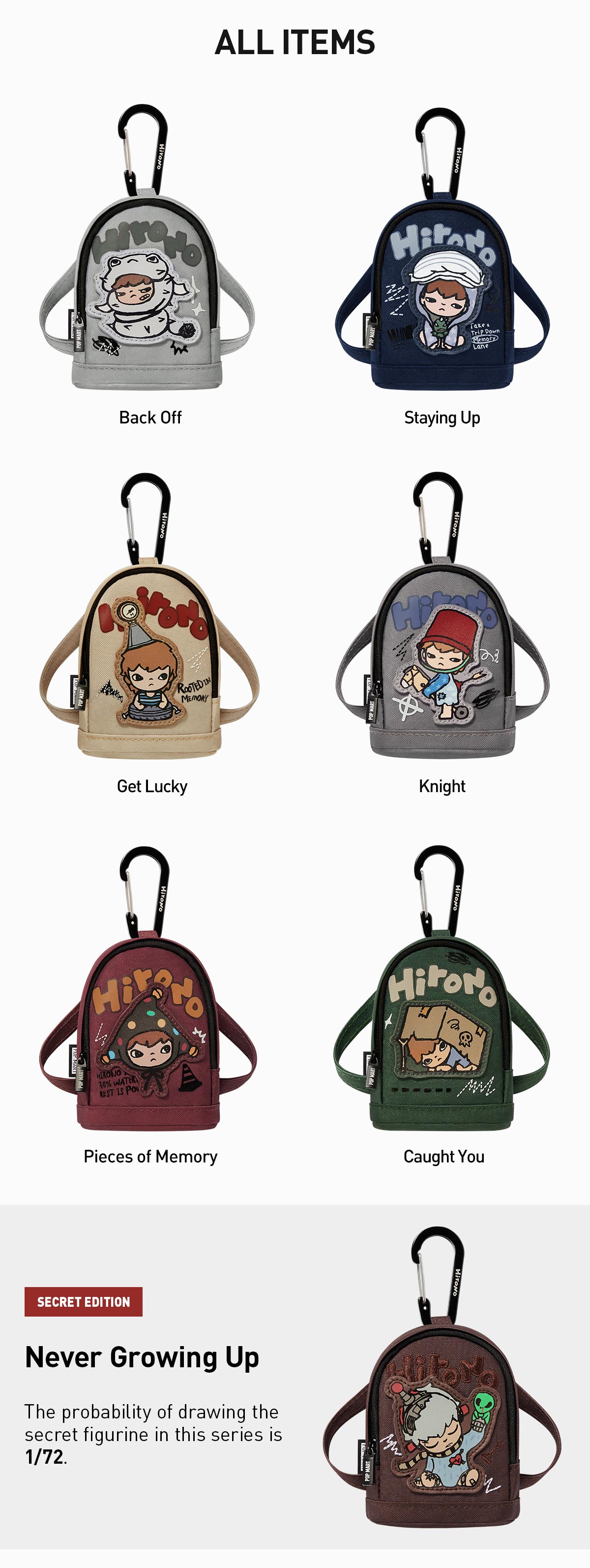 POP NOW:Hirono Echo Series - Mini Bag Blind Box - POP MART