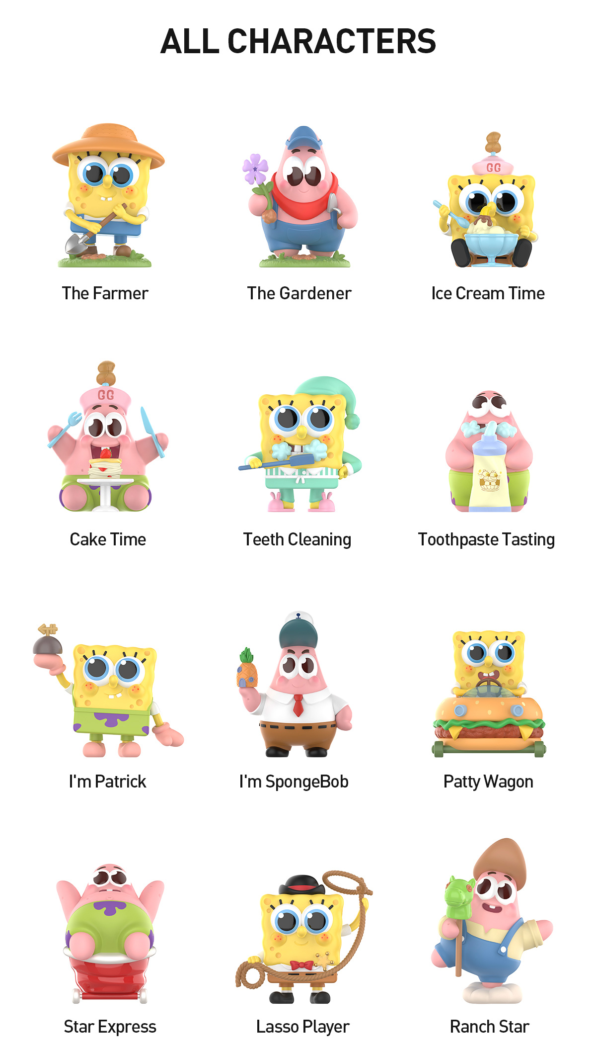 SpongeBob Best Friends Series Figures - POP MART (United States)