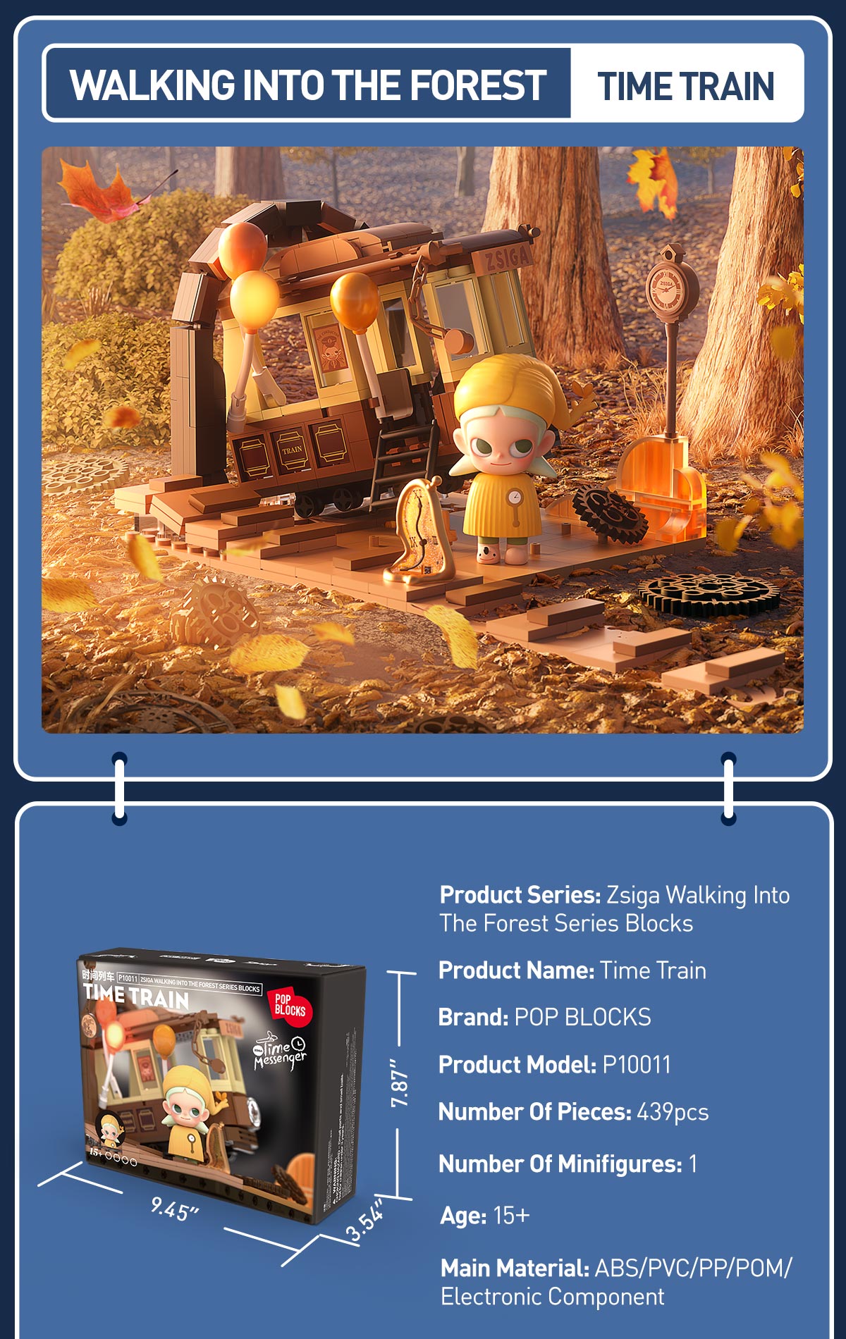 Zsiga Walking Into The Forest Series Blocks - POP MART