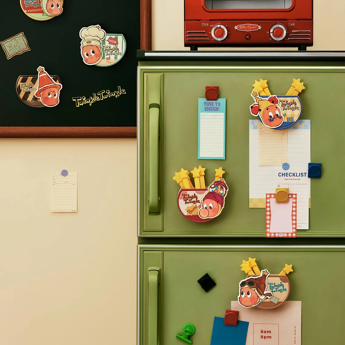Twinkle Twinkle Be a Little Star Series-Magnetic Sealing Clip Storage Box Set