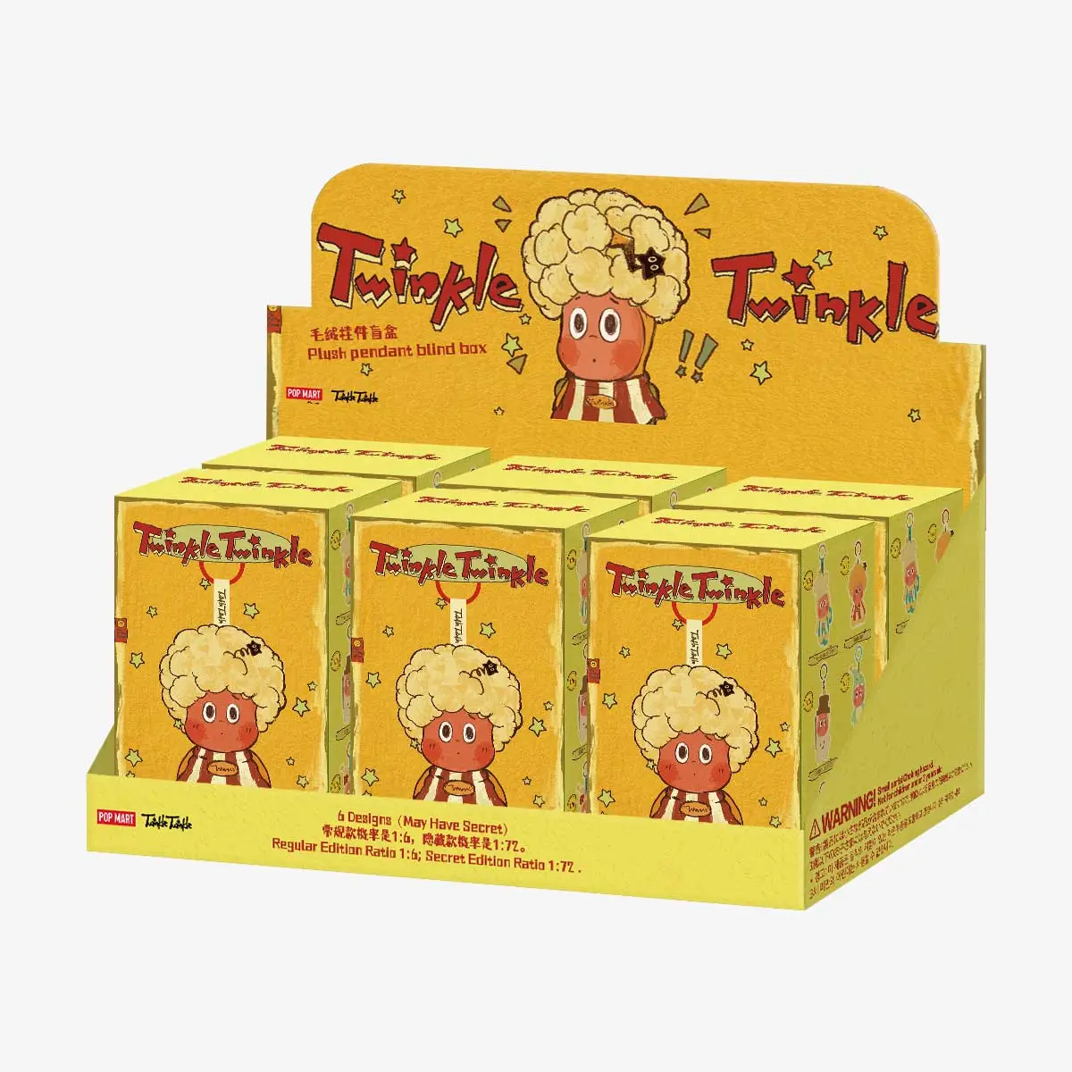 Set Móc Khóa Pop Mart Twinkle Twinkle Series-Plush Pendant Blind Box Phối Màu Vu