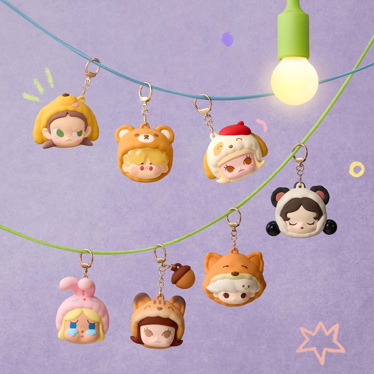 POP BEAN Pajama Party earphone bag - POP MART (United States)