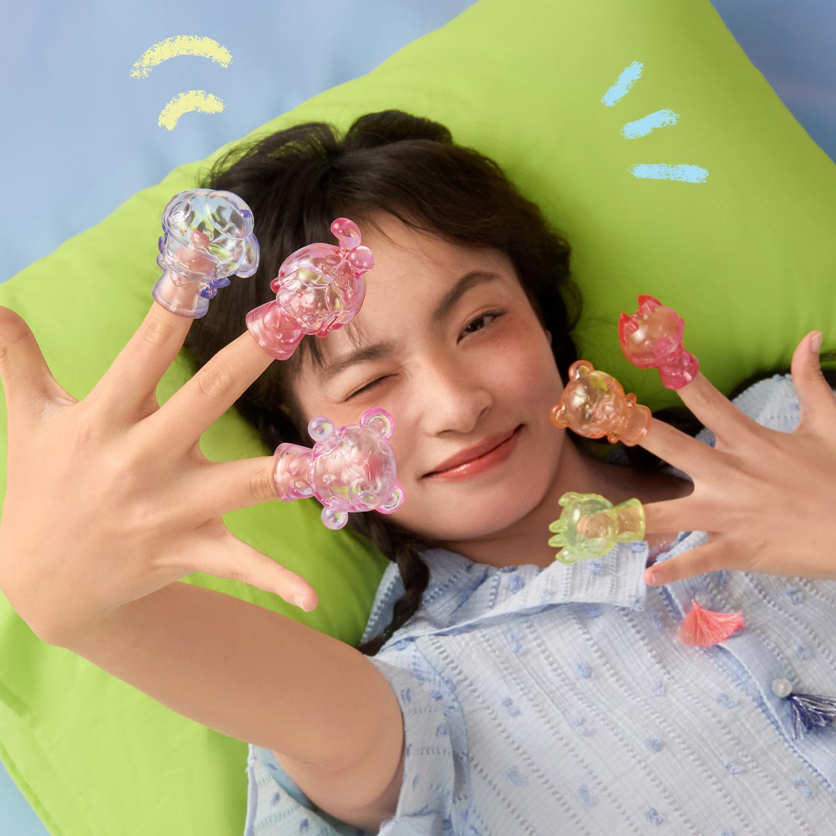 popbean popmart ① パジャマシリーズ 1体580円 popbean popmart ① パジャマシリーズ 1体580円 popbean popmart ①