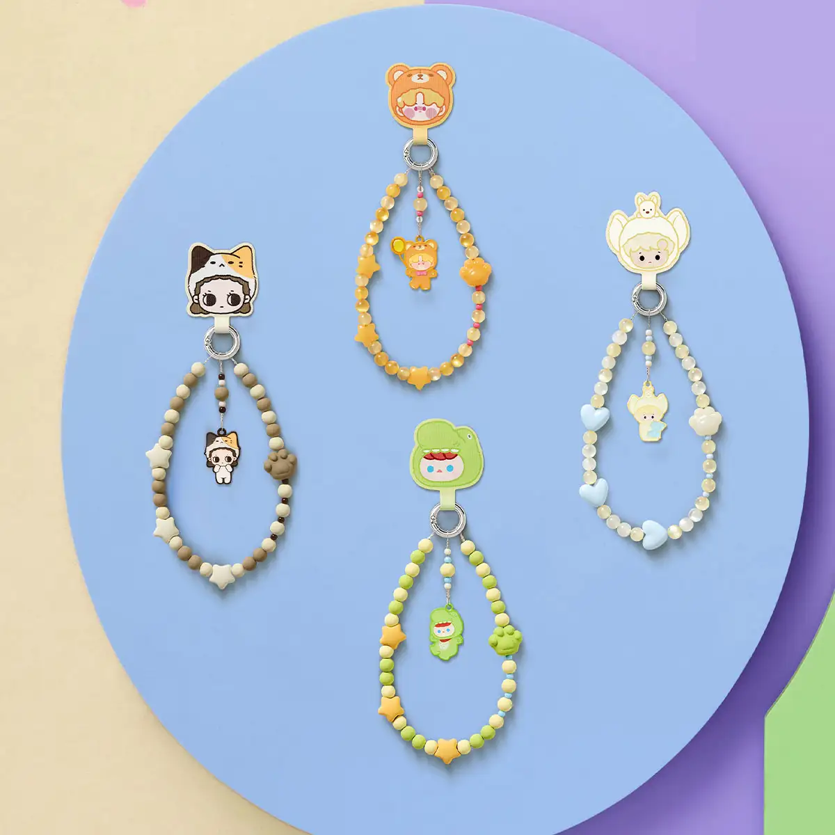[Venta Relámpago] POP BEAN – Colección “Fiesta de Pijamas” Cadena para Celular con Cuentas