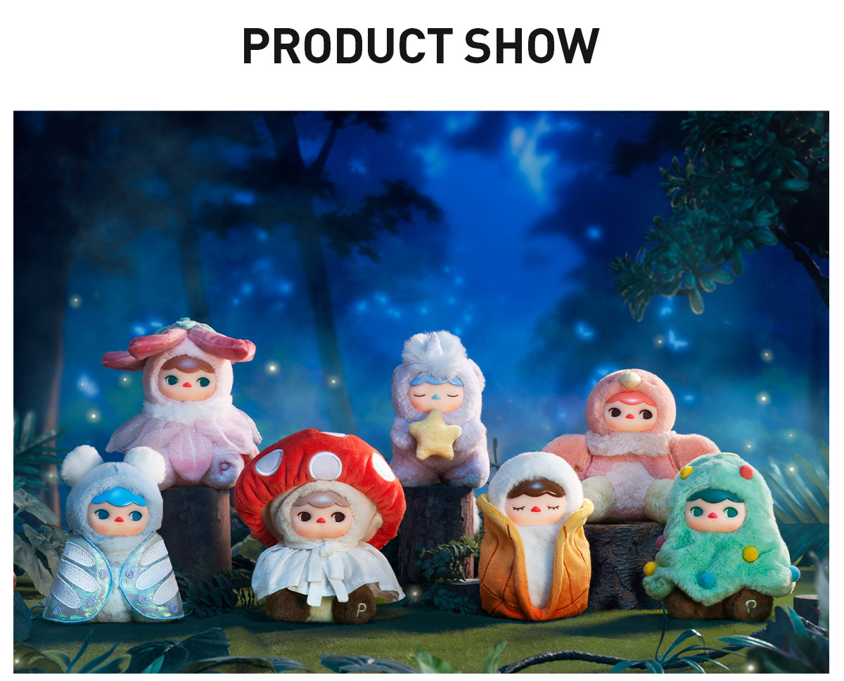 POP NOW:PUCKY Forest Party Series-Vinyl Plush Pendant Blind Box