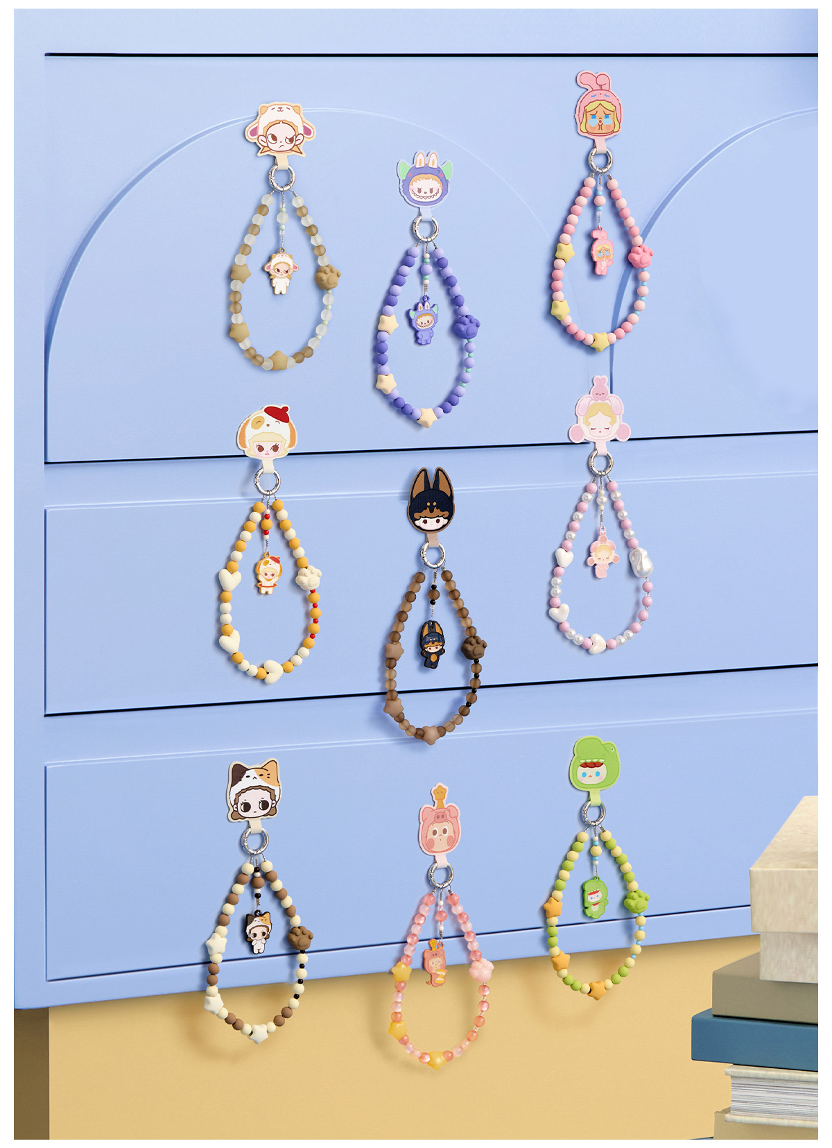POPMART POPBEAN パジャマパーティーモバイルフォンチェーン POP BEAN Pajama Party mobile phone chain - POP MART (United
