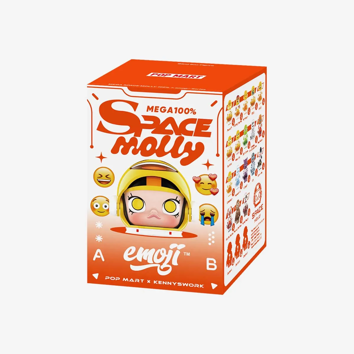 MEGA SPACE MOLLY 100% × emoji？ Series - POP MART (United States)