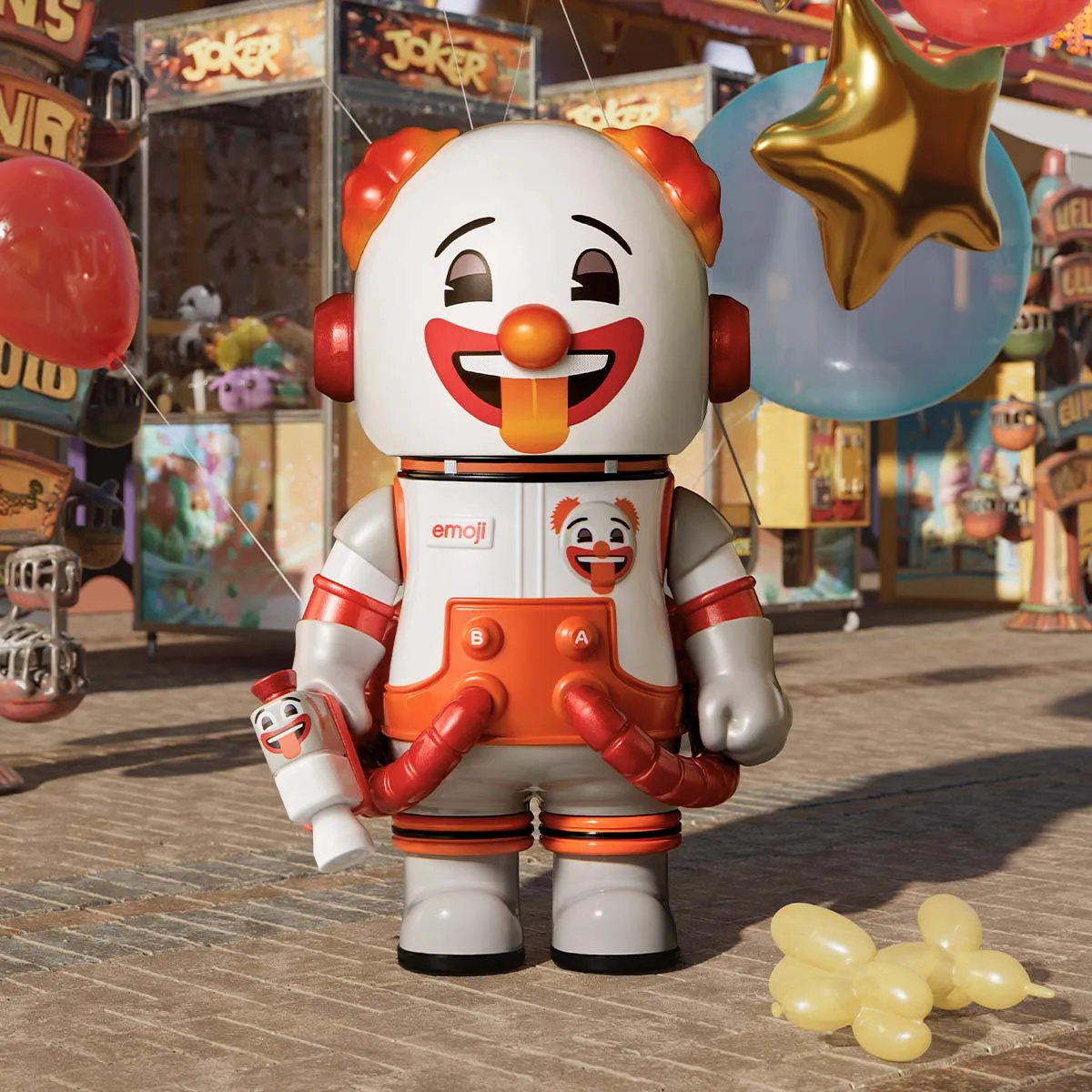 MEGA SPACE MOLLY 100% × emoji™ Series - POP MART (United States)