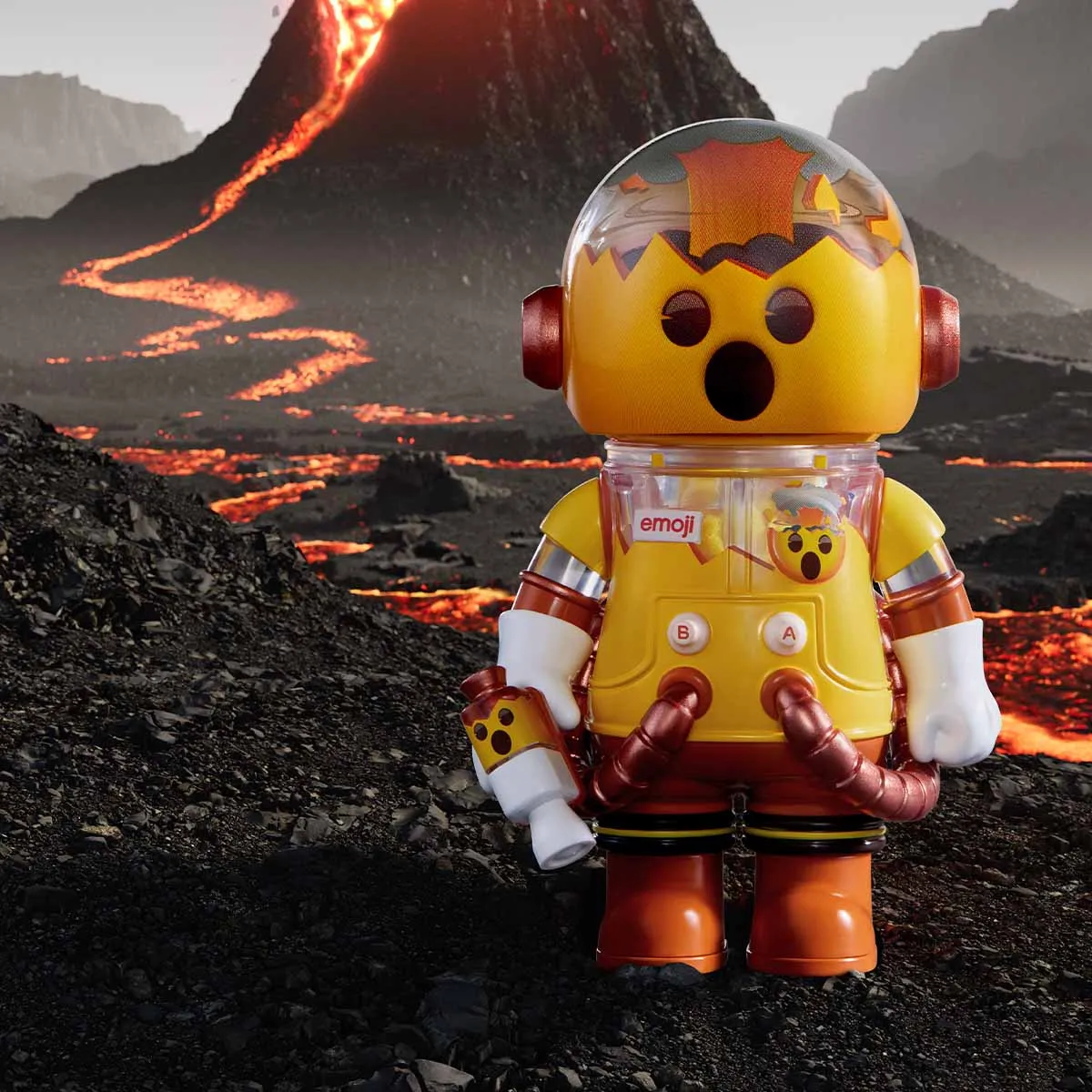 MEGA SPACE MOLLY 100% × emoji？ Series - POP MART (United States)