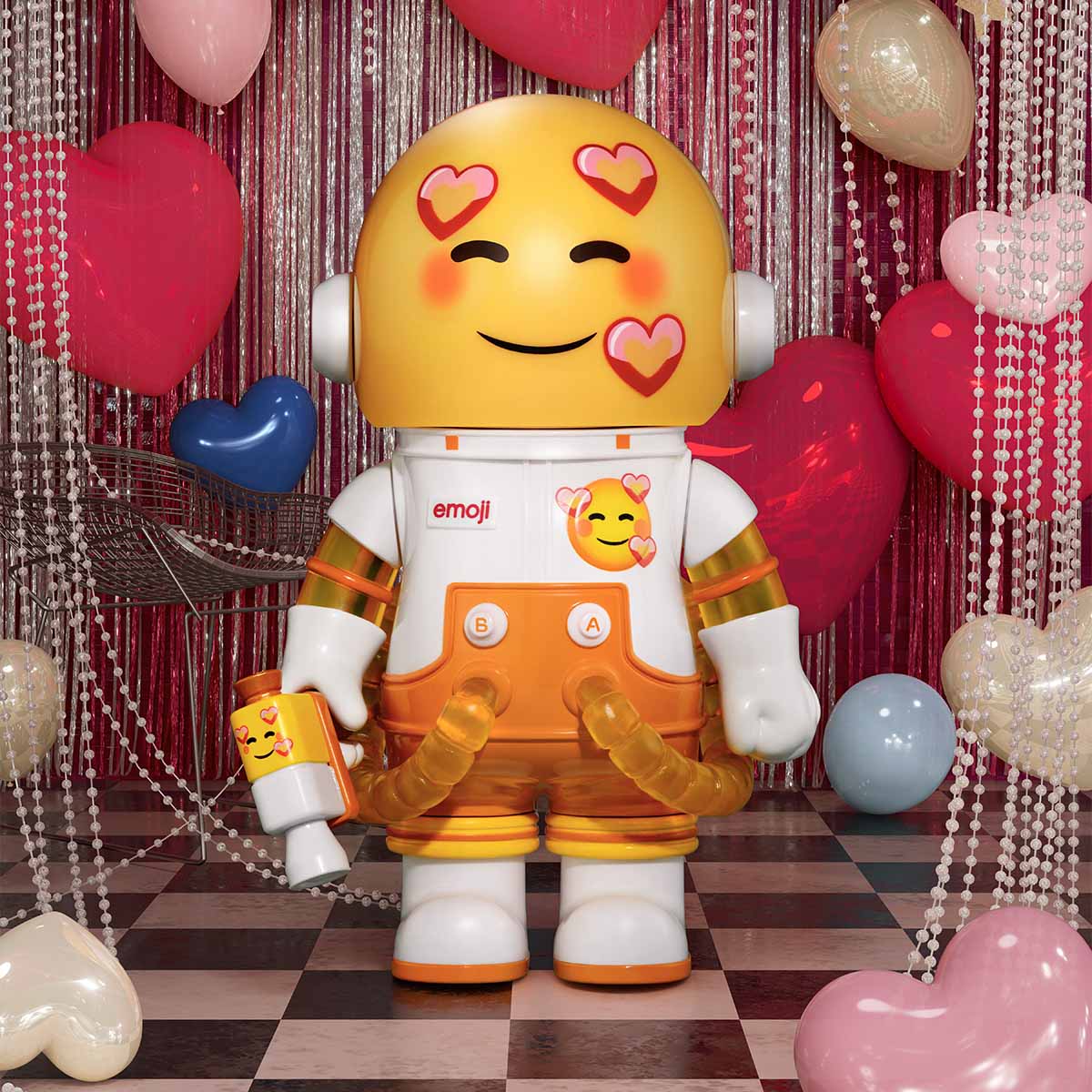 MEGA SPACE MOLLY 100% × emoji？ Series - POP MART (United