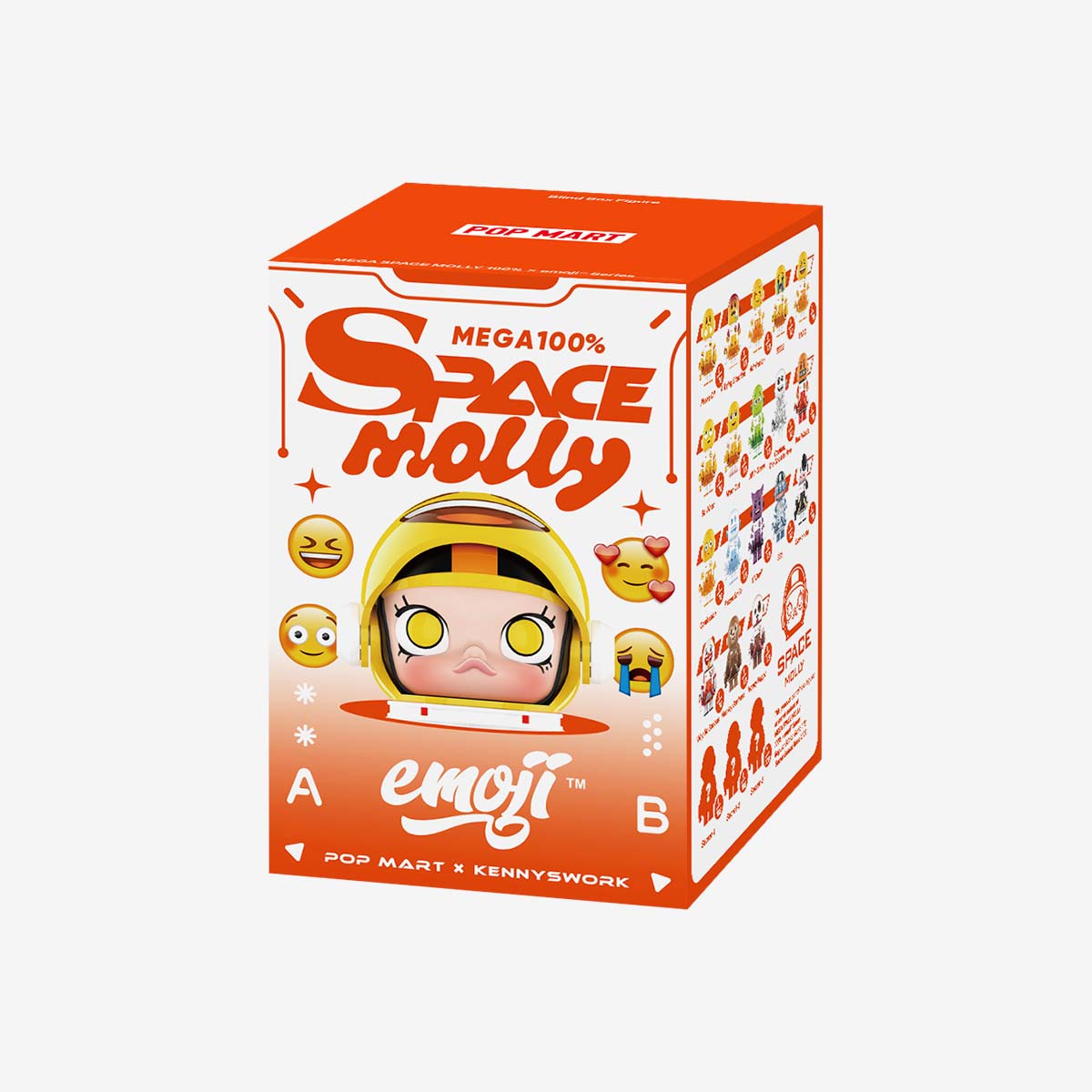 MEGA SPACE MOLLY 100% × emoji？ Series - POP MART (United