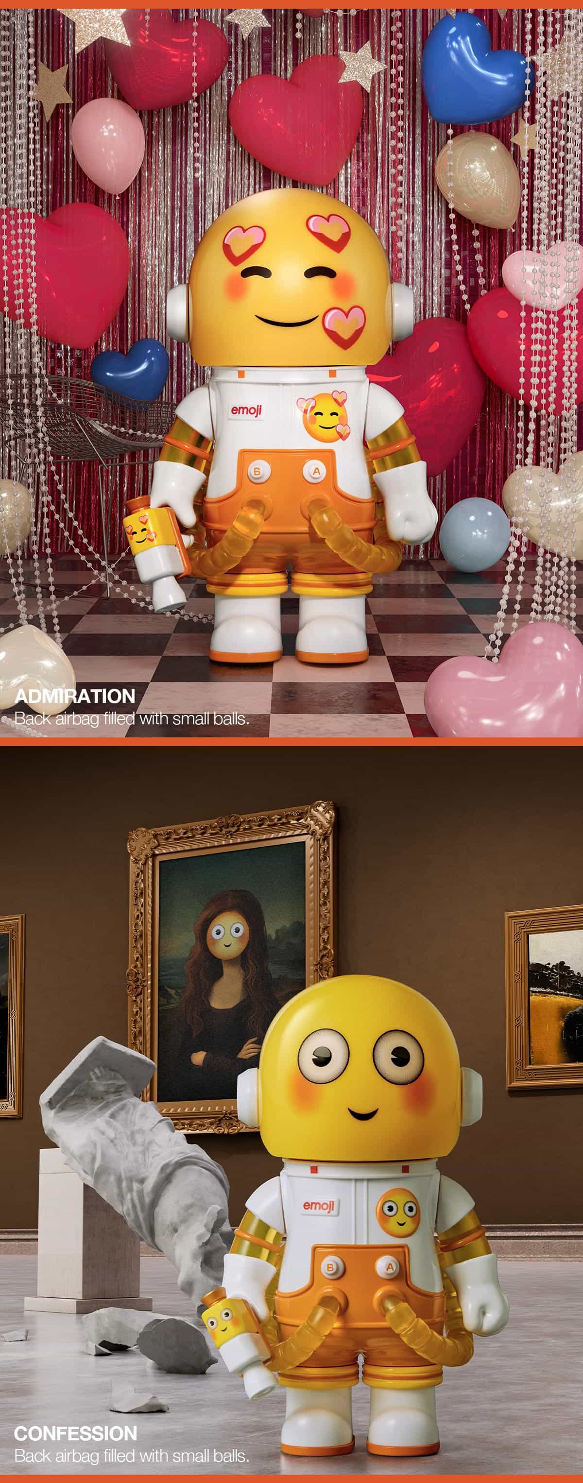 MEGA SPACE MOLLY 100% × emoji？ Series - POP MART (Canada)
