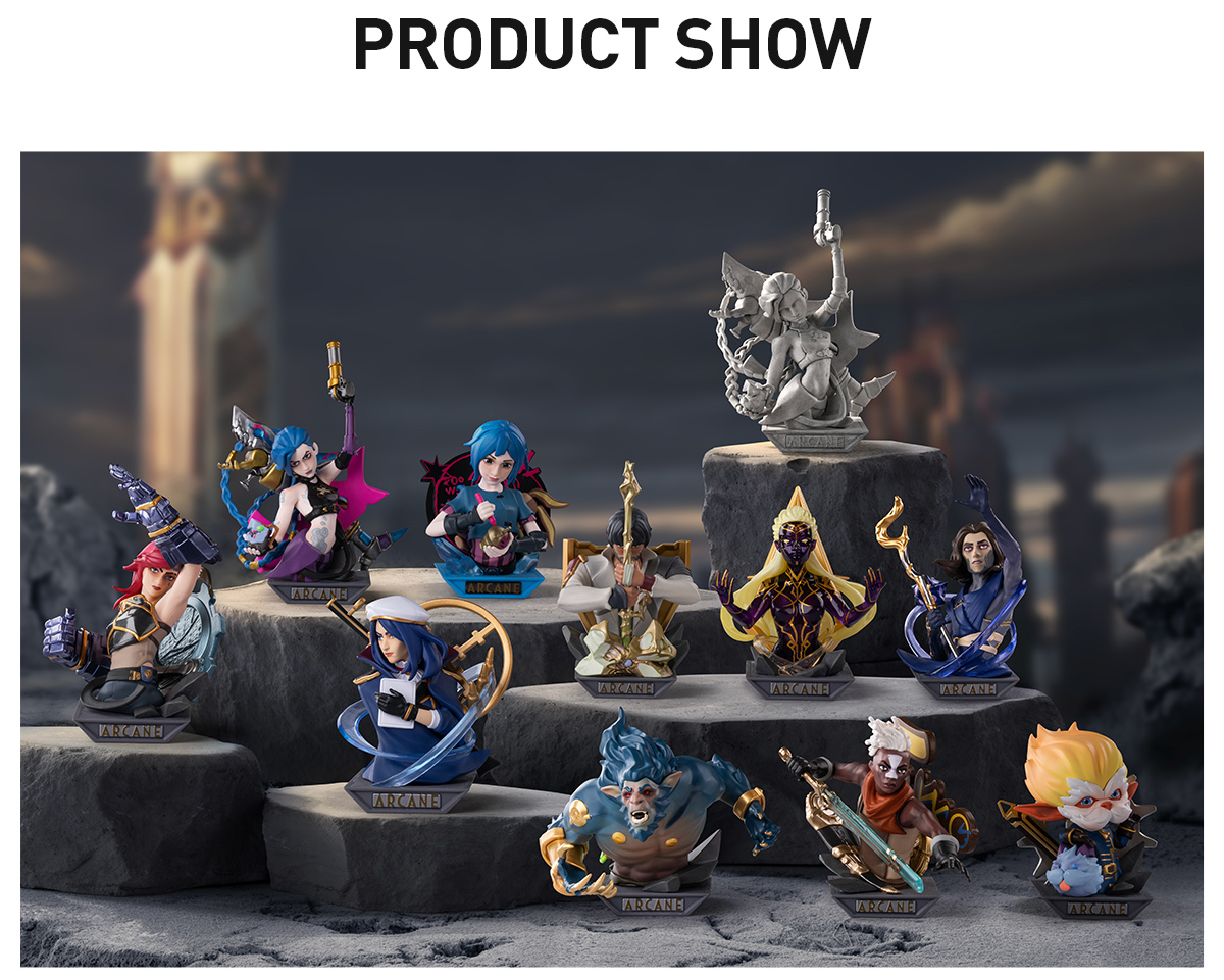 POP MART X League of Legends Arcane Figure Series Blind Box