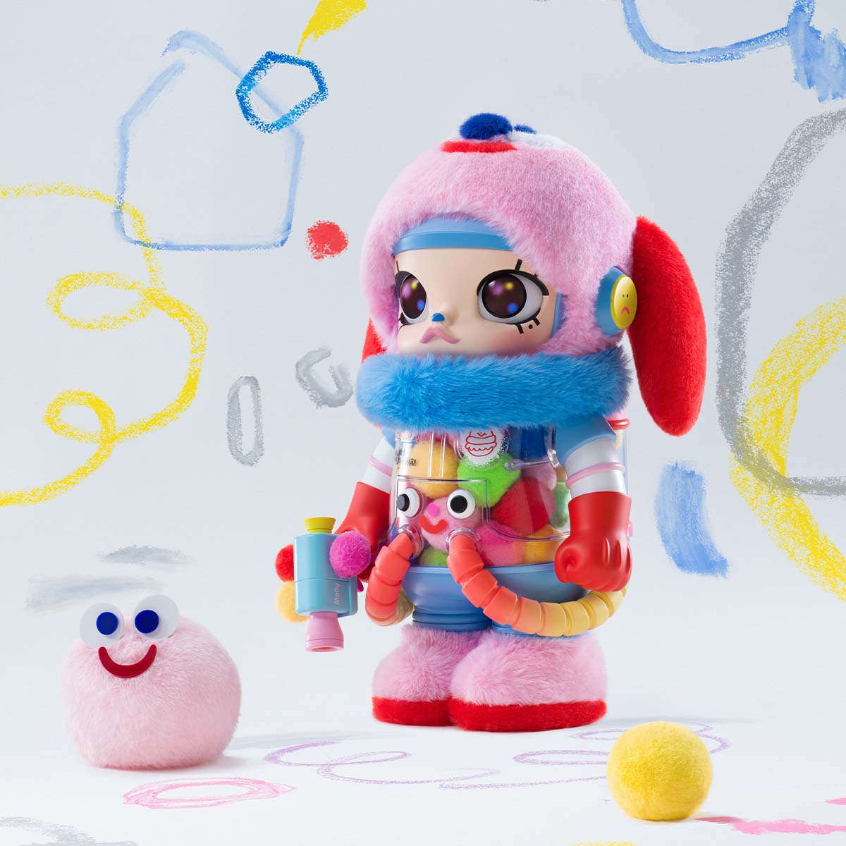 その他 MEGA SPACE MOLLY 400% Jon Burgerman POP MART Official | Shop