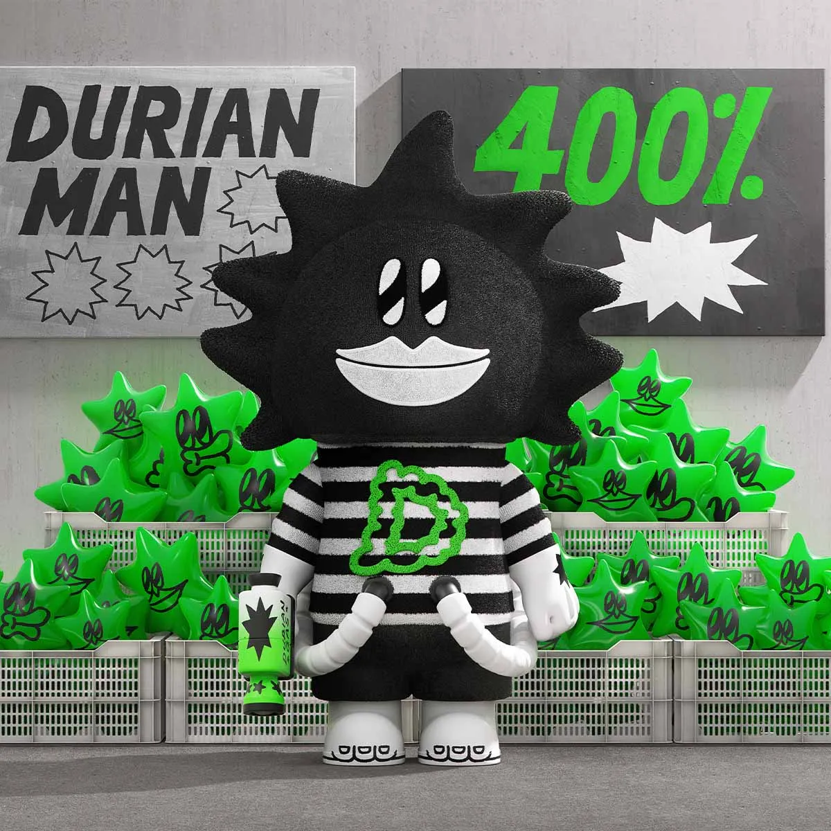 MEGA SPACE MOLLY 400% LALA COMPANY-DURIAN MAN