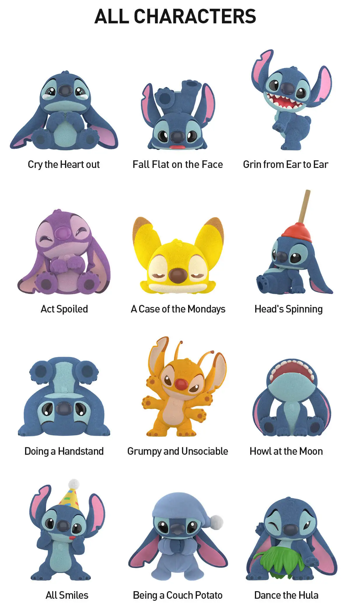 POP NOW:Disney Stitch Little Emotions Series Figures - POP MART 