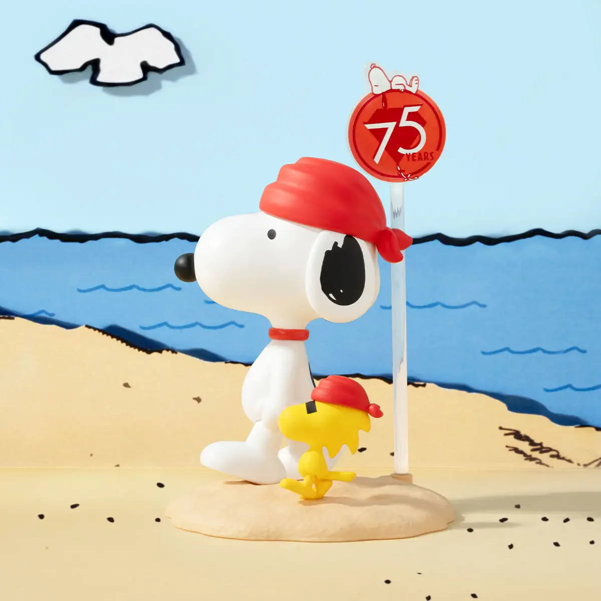 Peanuts 75th Anniversary | Snoopy Comic Life Series Figures