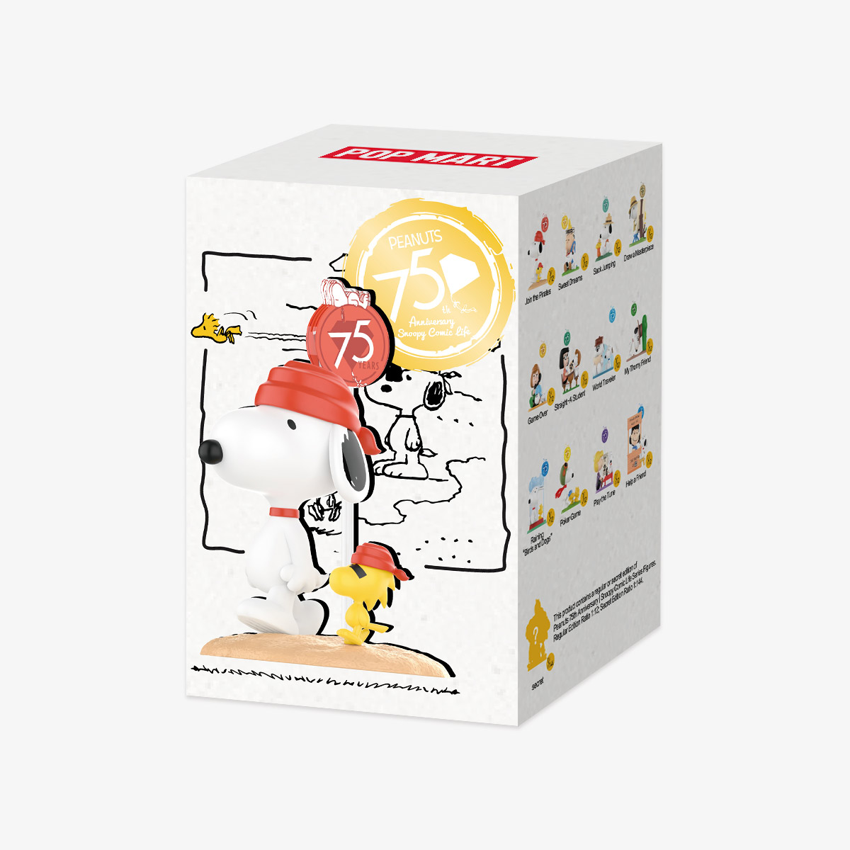 Peanuts 75th Anniversary | Snoopy Comic Life Series Figures - POP
