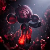 POP MART-MEGA α SKULLPANDA 1000% Red Crystal - Banner 3