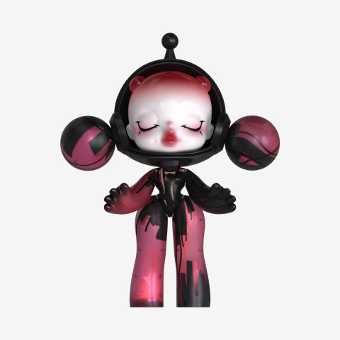 MEGA α SKULLPANDA 400% Red Crystal - POP MART (United States)