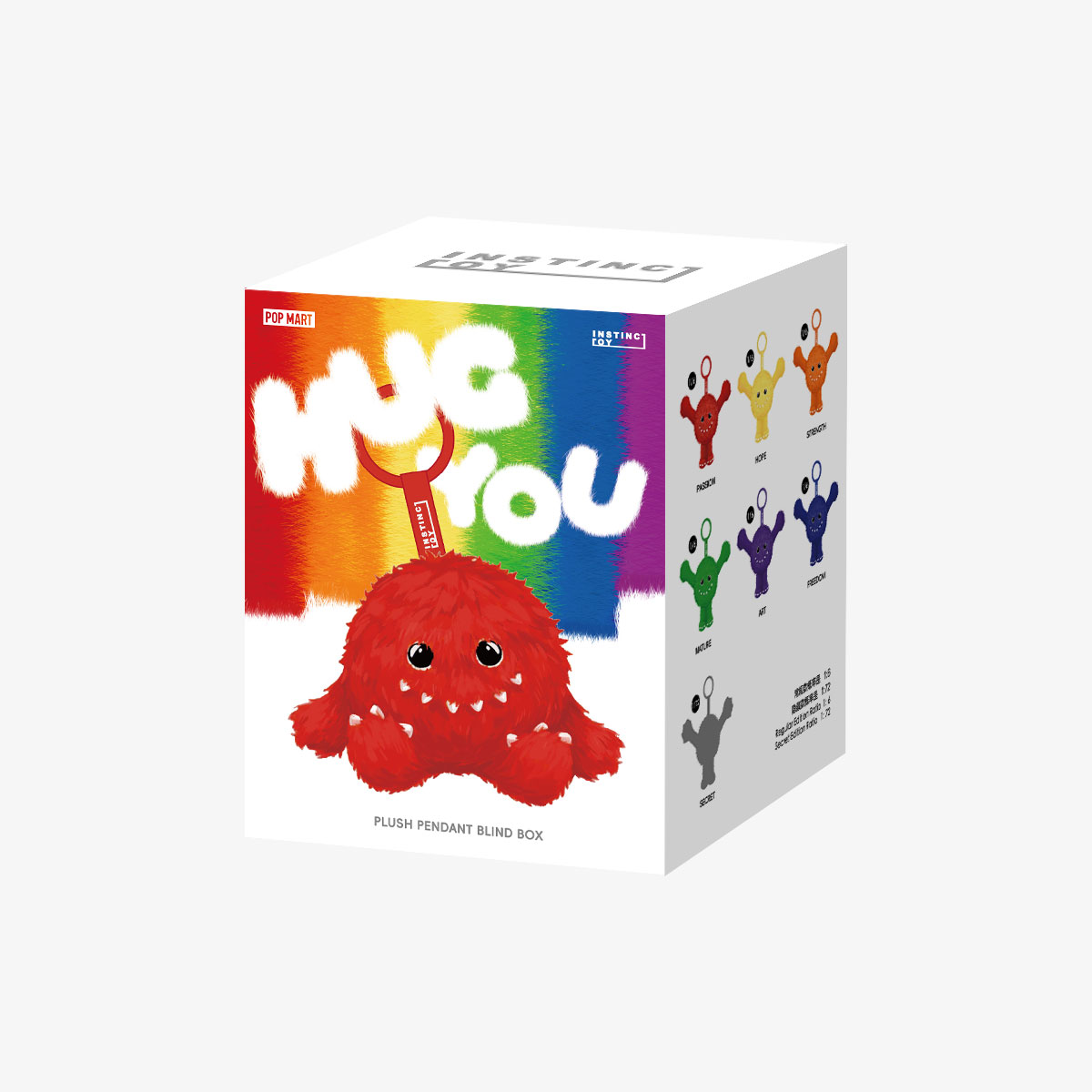 【POP MART 】INSTINCTOY HUG YOU アソートボックス Pop Mart Instinctoy Hug You Series Plush Pendant Assorted