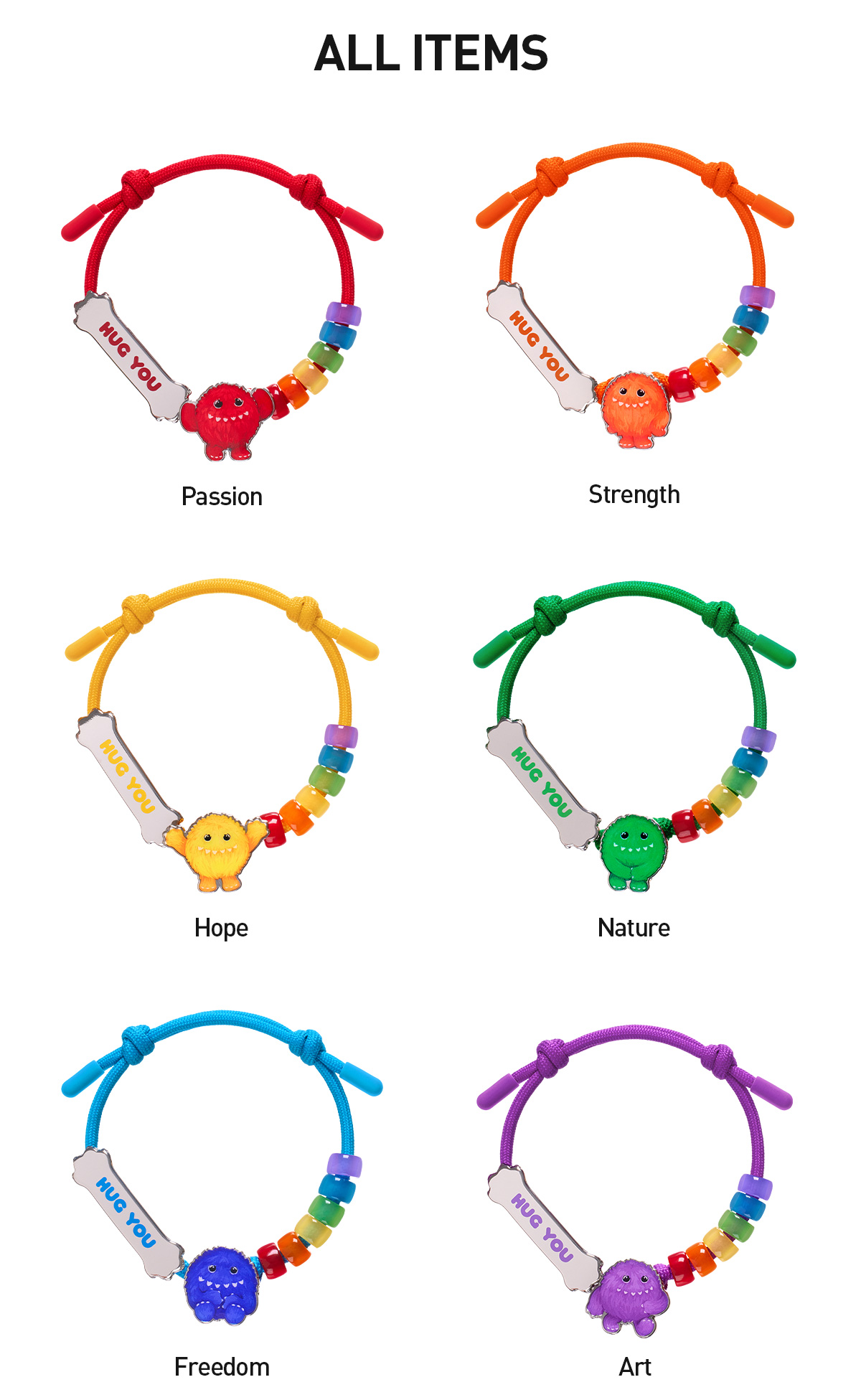 POP NOW:INSTINCTOY HUG YOU SERIES-Bracelet Blind Box - POP MART