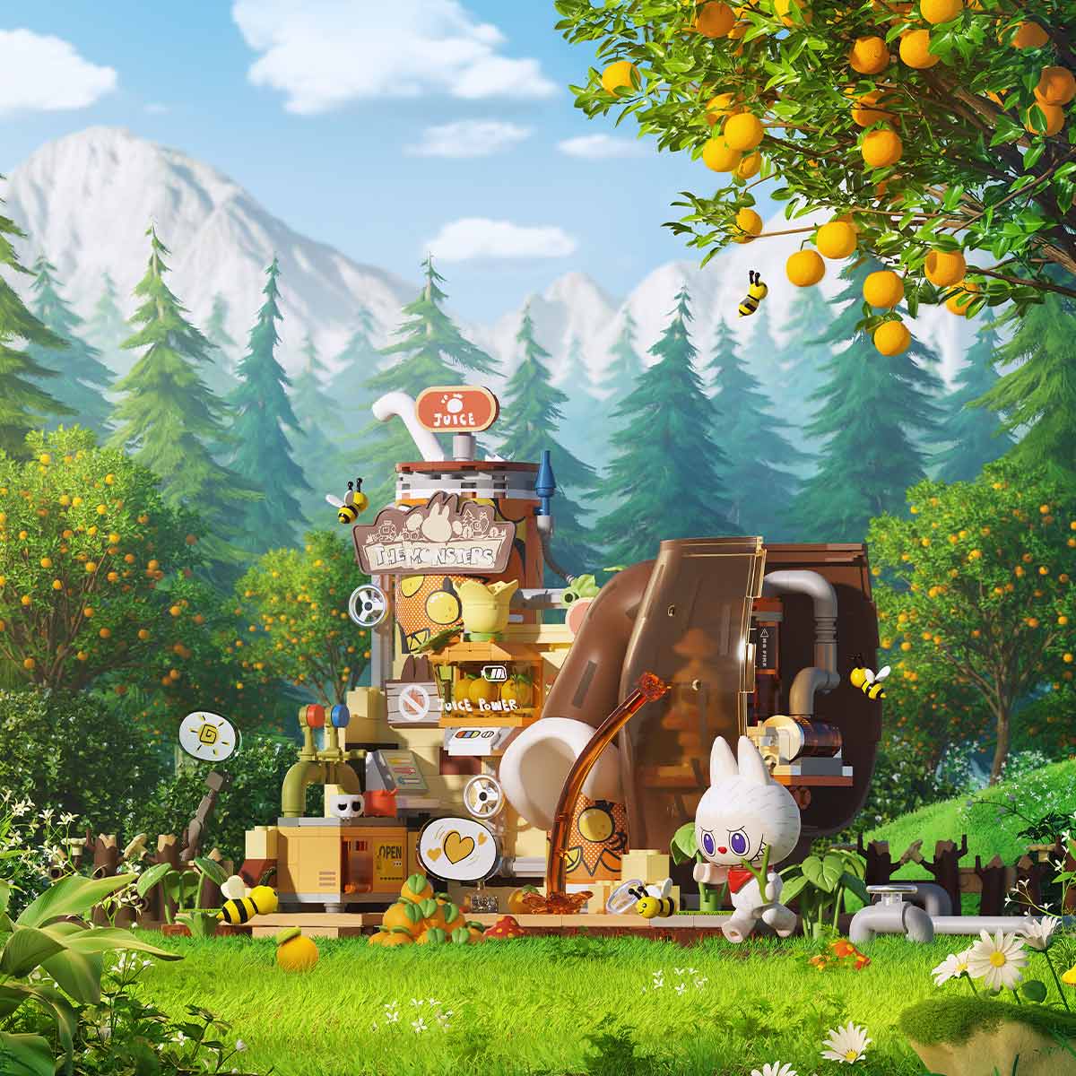 THE MONSTERS Forest Secret Base Series Blocks - POP MART
