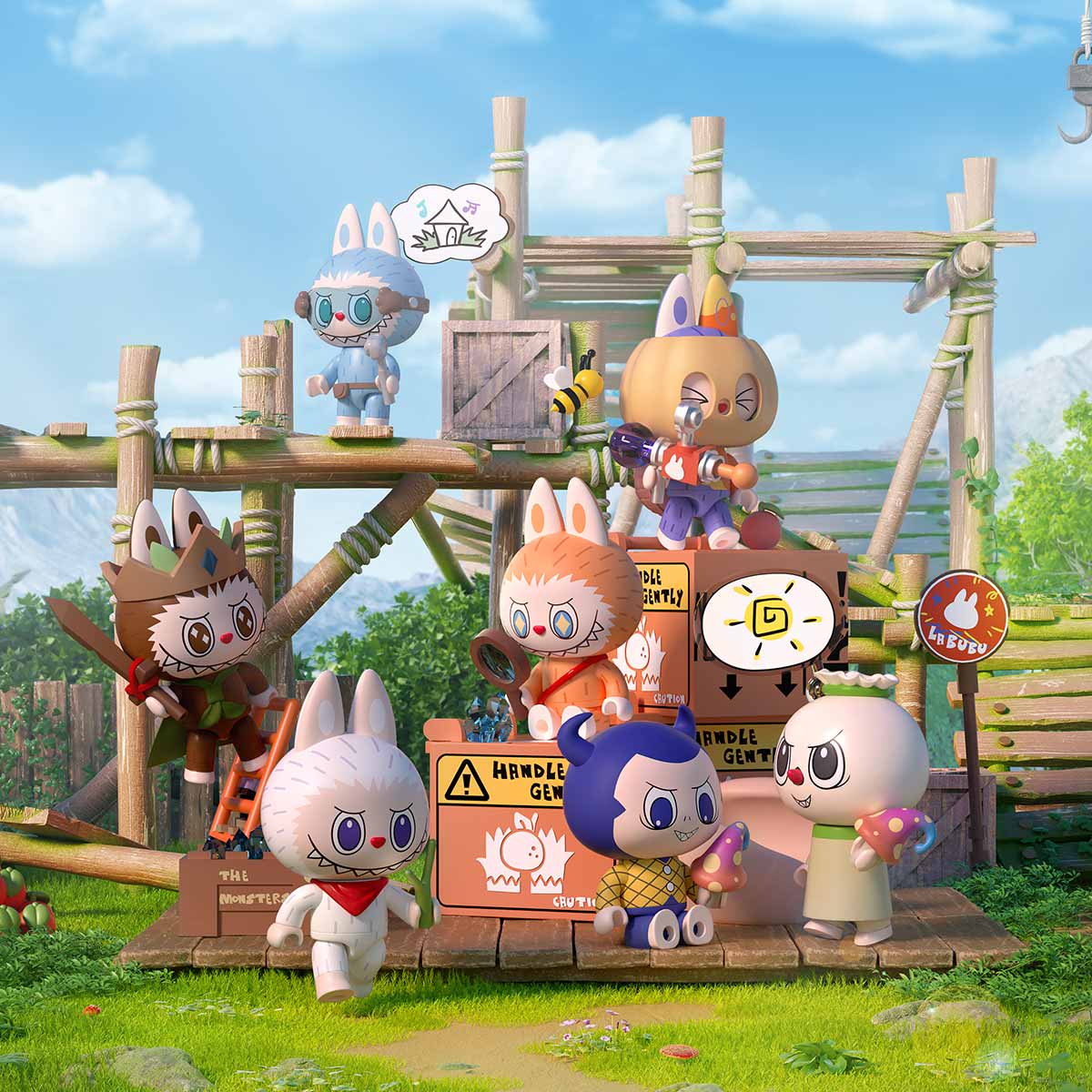 THE MONSTERS Forest Secret Base Series Blocks - POP MART