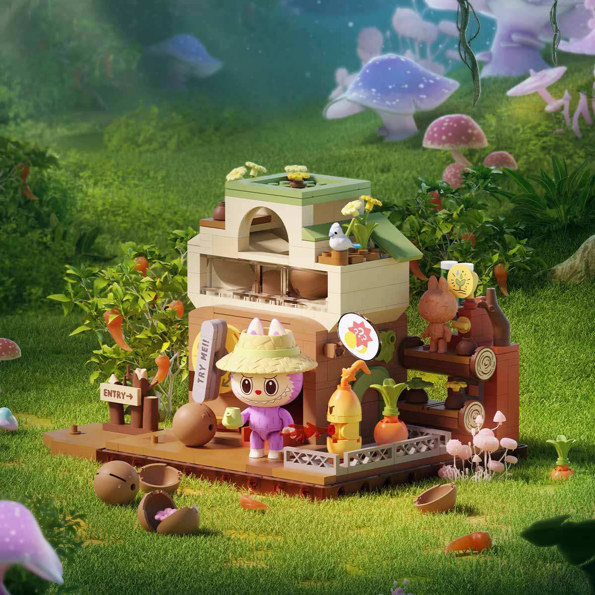 THE MONSTERS Forest Secret Base Series Blocks - POP MART