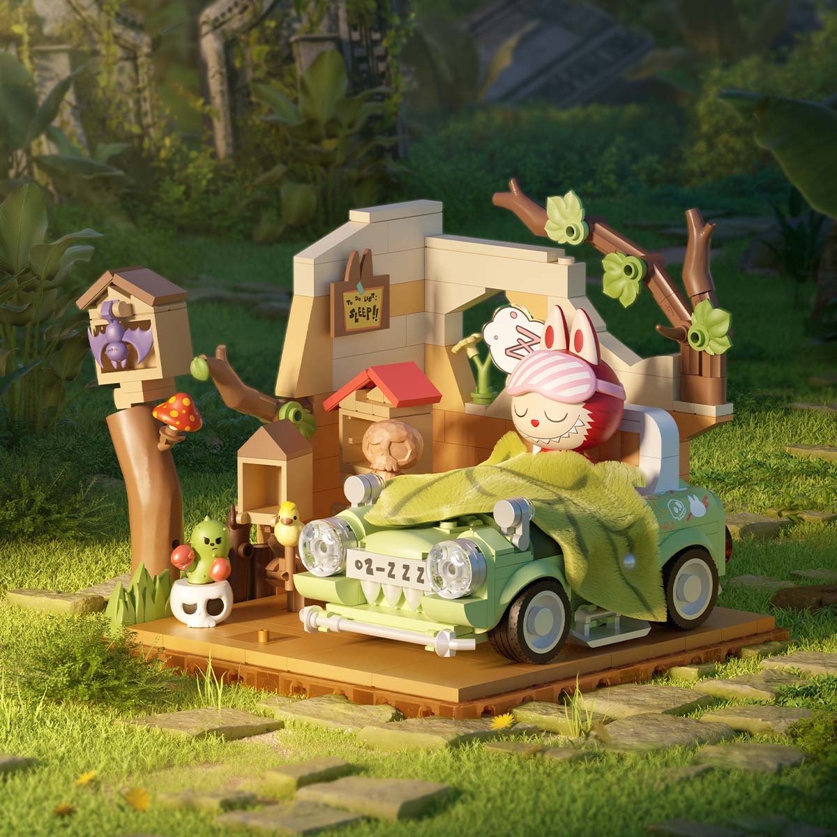 LIVE] THE MONSTERS Forest Secret Base Series Blocks - POP