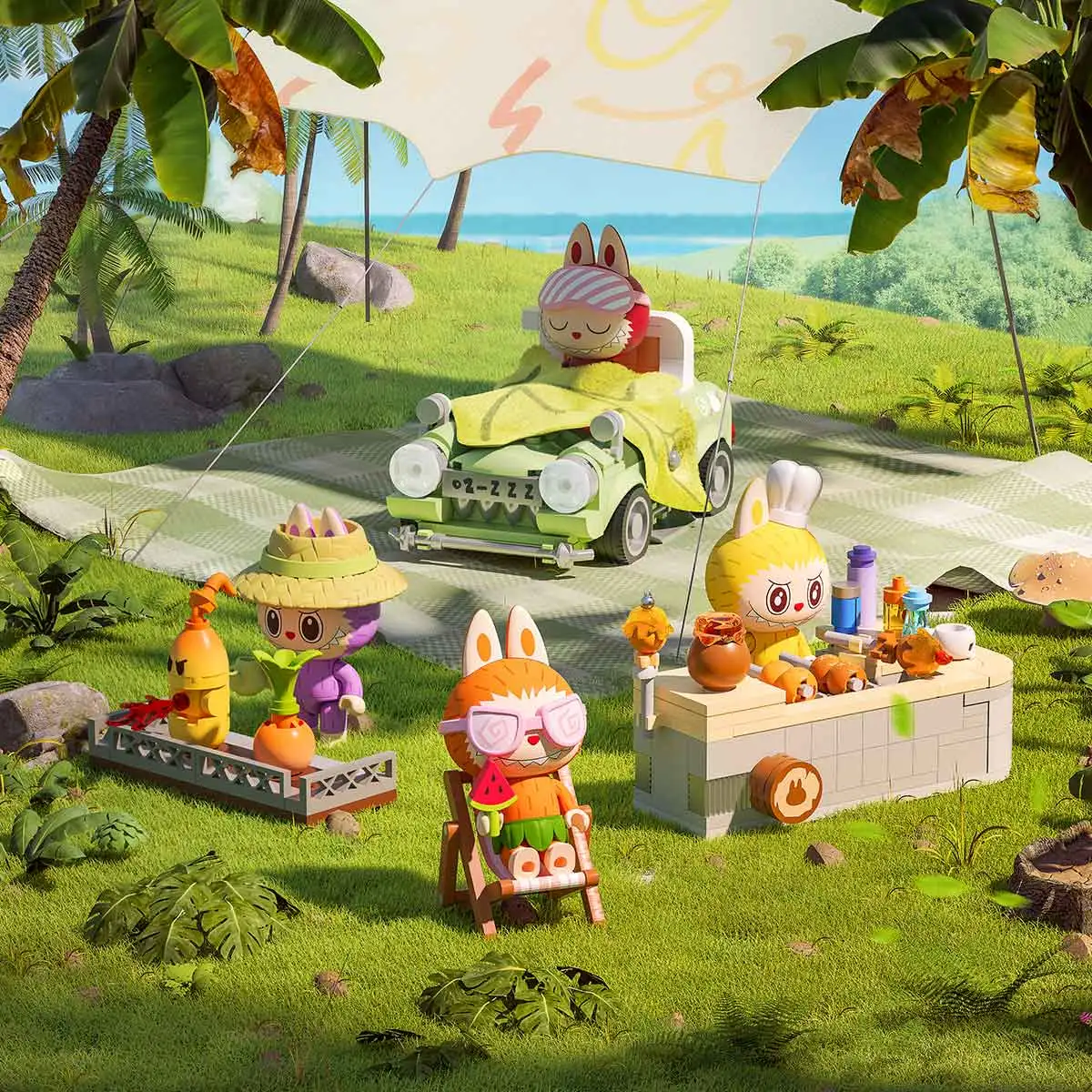 THE MONSTERS Forest Secret Base Series Blocks Part 2 - POP MART 