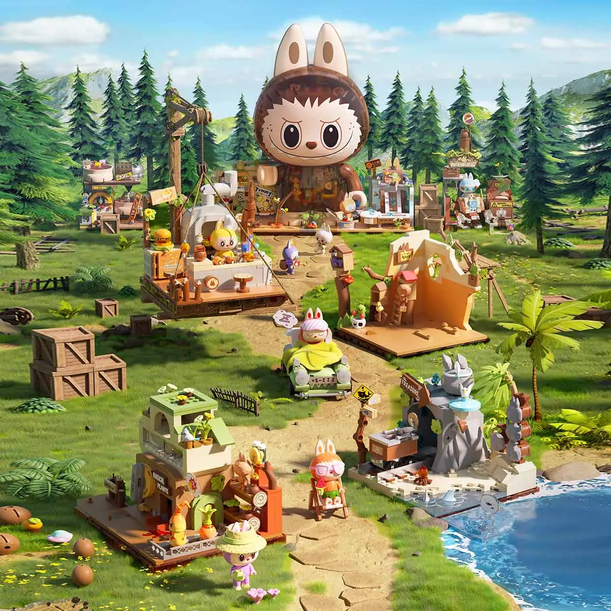 THE MONSTERS Forest Secret Base Series Blocks Part 2 - POP MART
