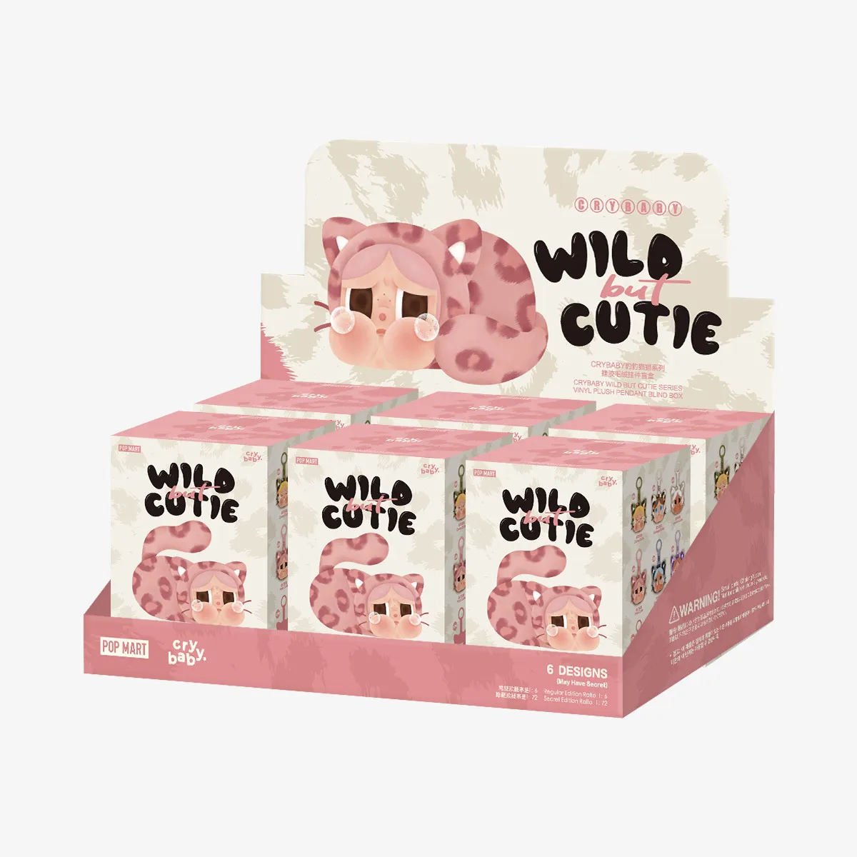 CRYBABY Wild but Cutie Series - Vinyl Plush Pendant Blind Box 