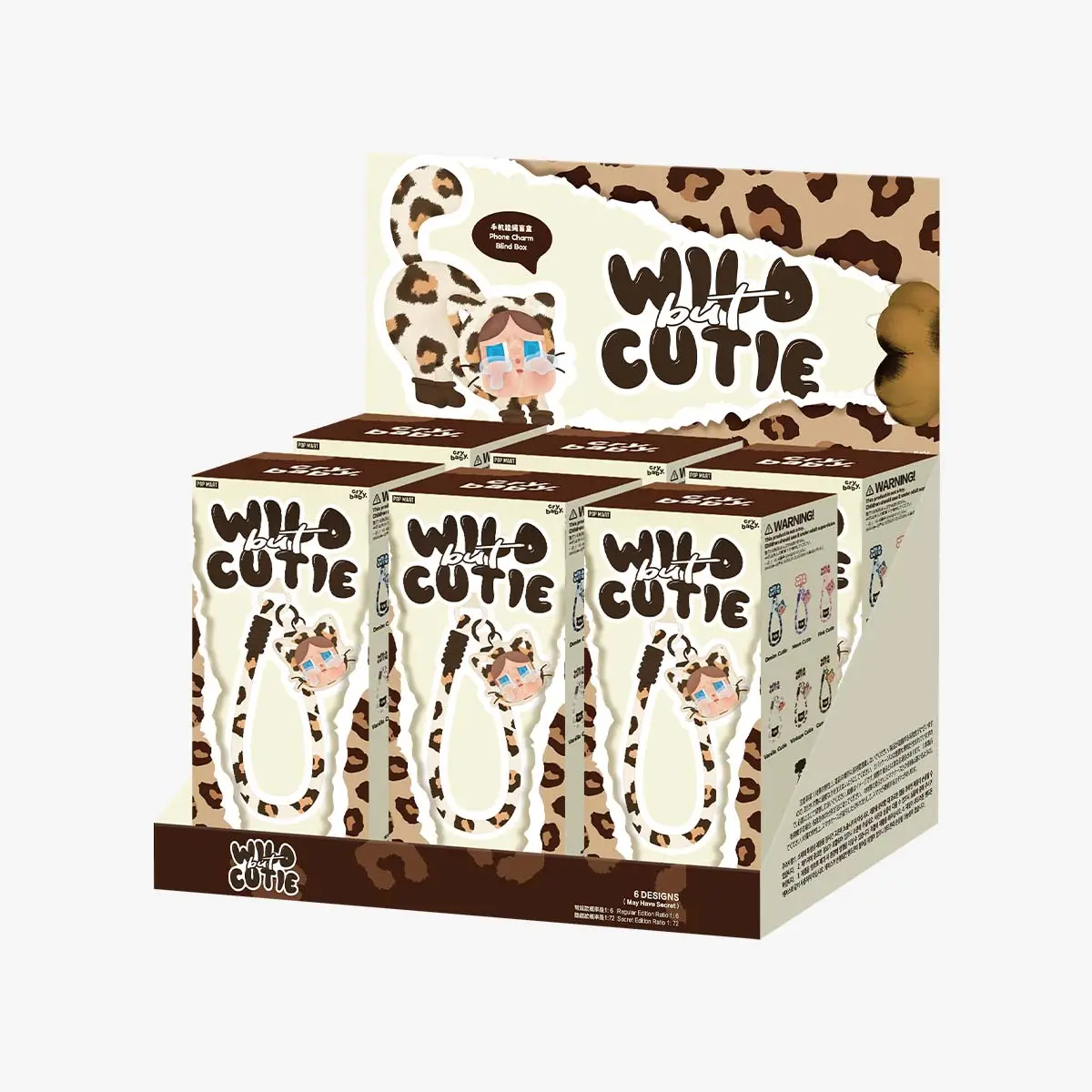 CRYBABY Wild but Cutie Series-Phone Charm Blind Box - POP MART 