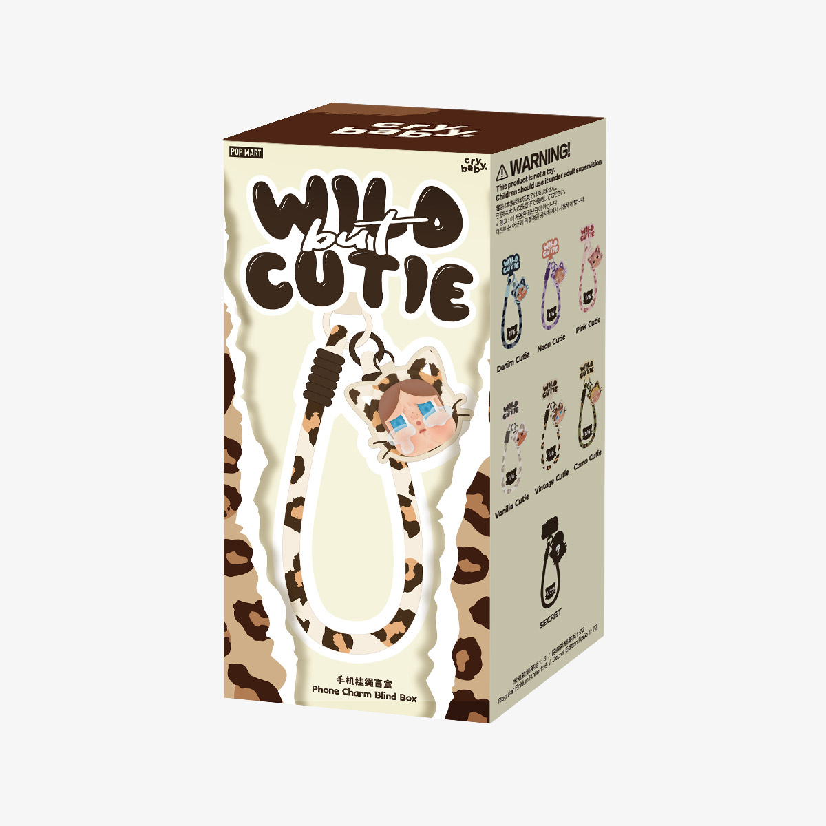 CRYBABY Wild but Cutie シリーズ フォンチャーム アソート CRYBABY Wild but Cutie Series-Phone Charm Blind Box - POP