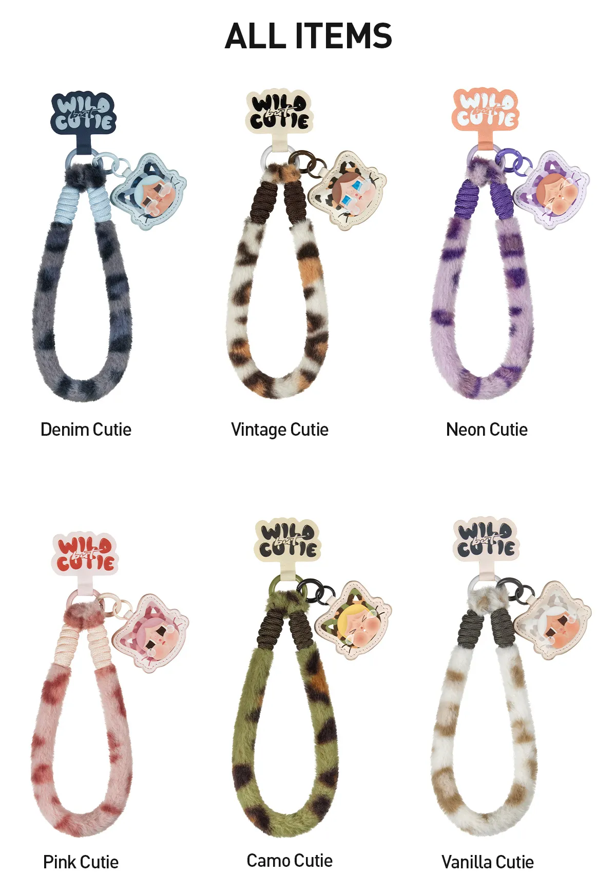 POP NOW:CRYBABY Wild but Cutie Series-Phone Charm Blind Box - POP 