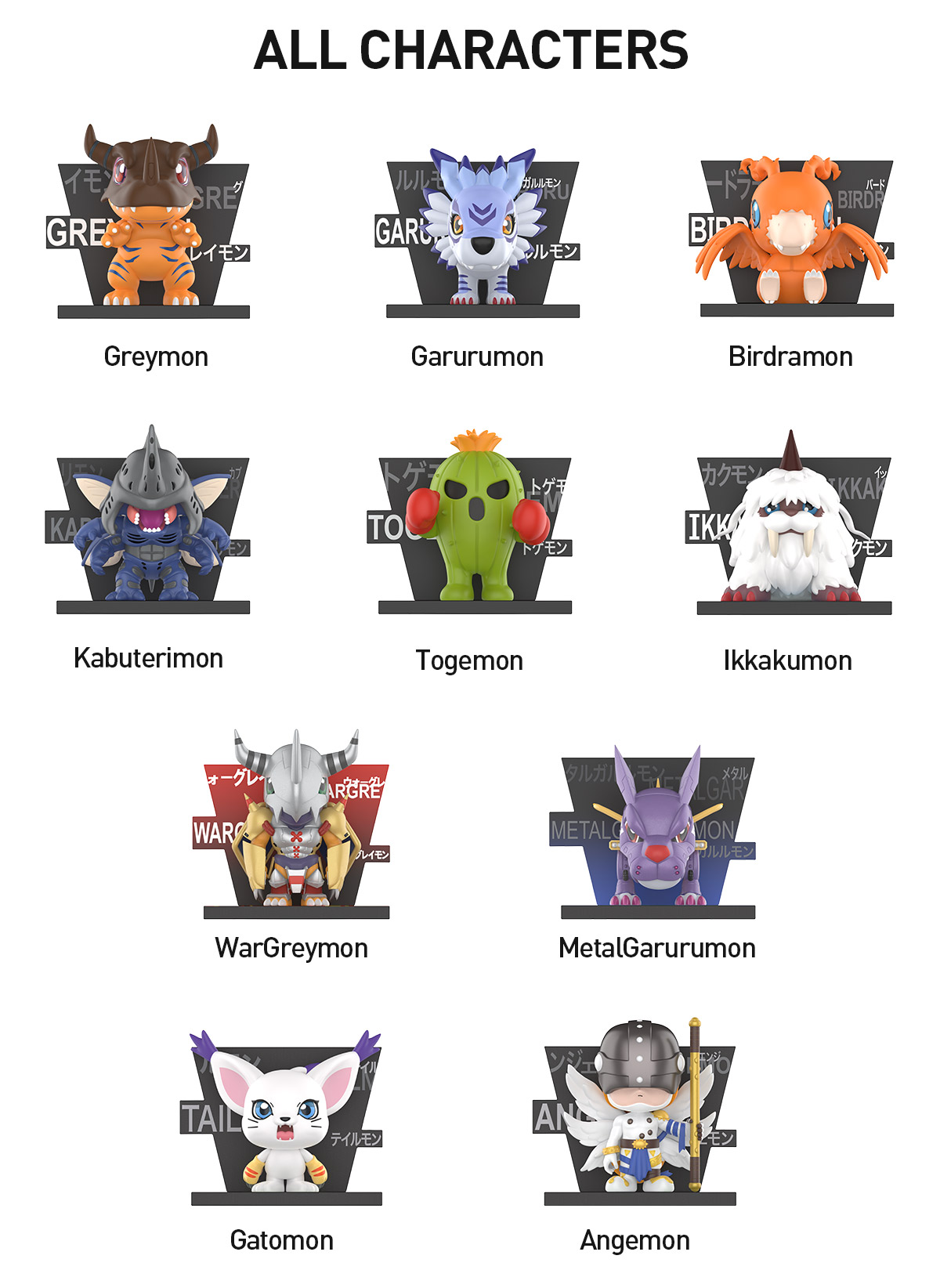 POP NOW:Digimon Adventure Fridge Magnet Series Figures - POP MART