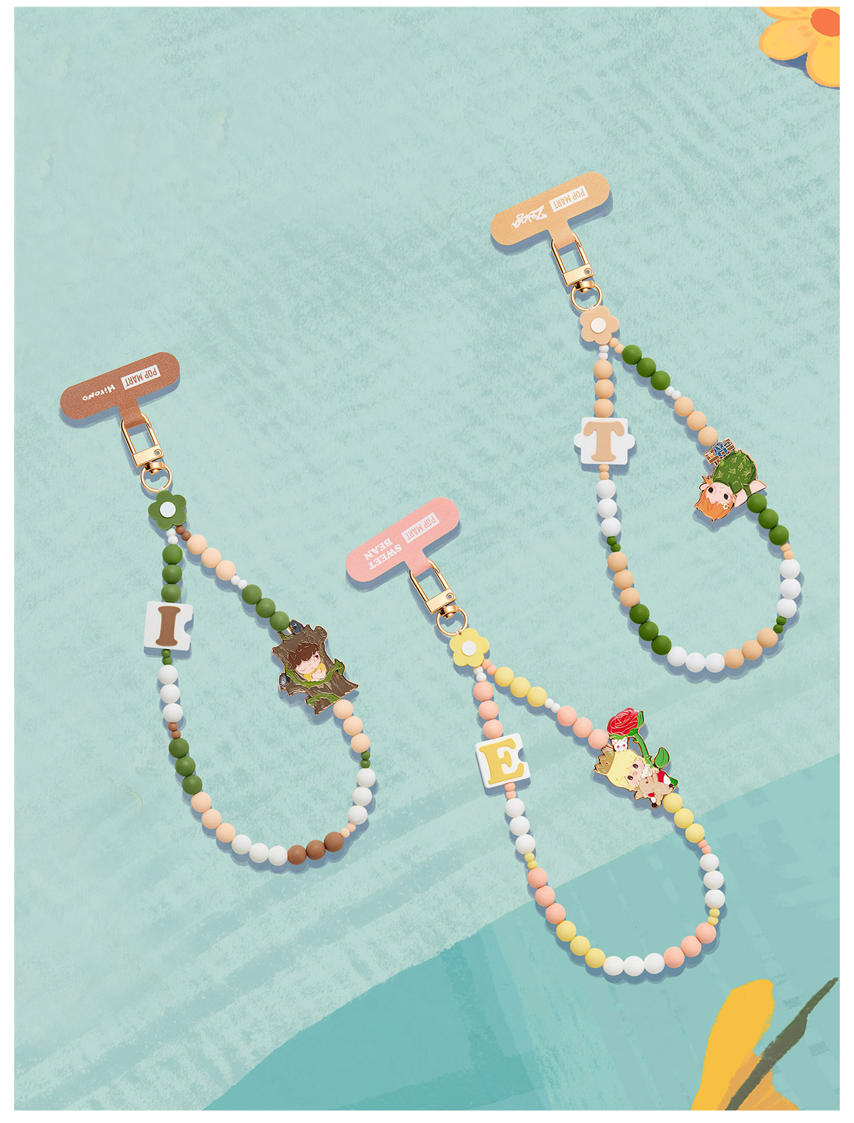 POP NOW:Hand in Hand Series-Phone Charm Blind Box - POP MART