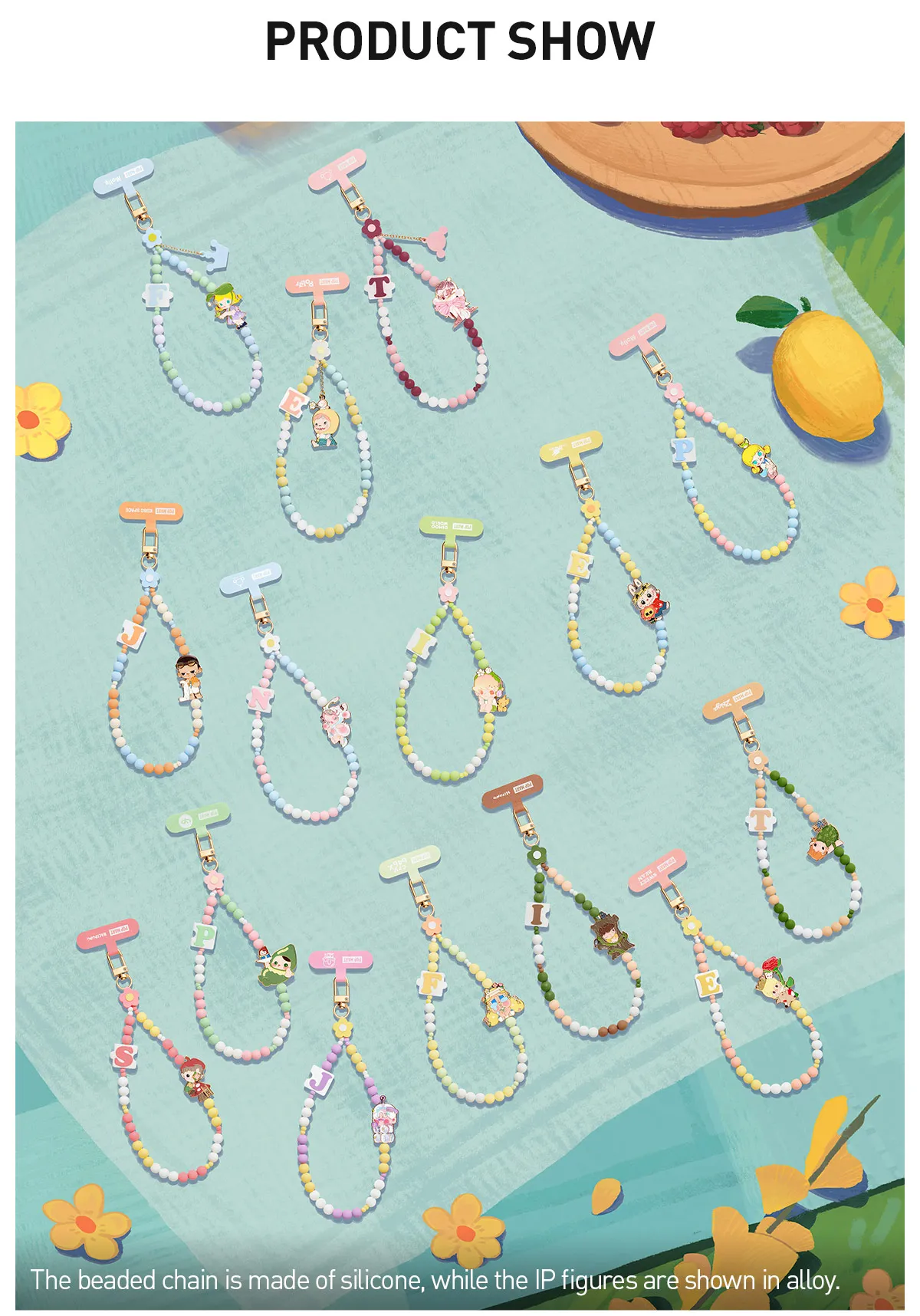 POP NOW:Hand in Hand Series-Phone Charm Blind Box - POP MART 