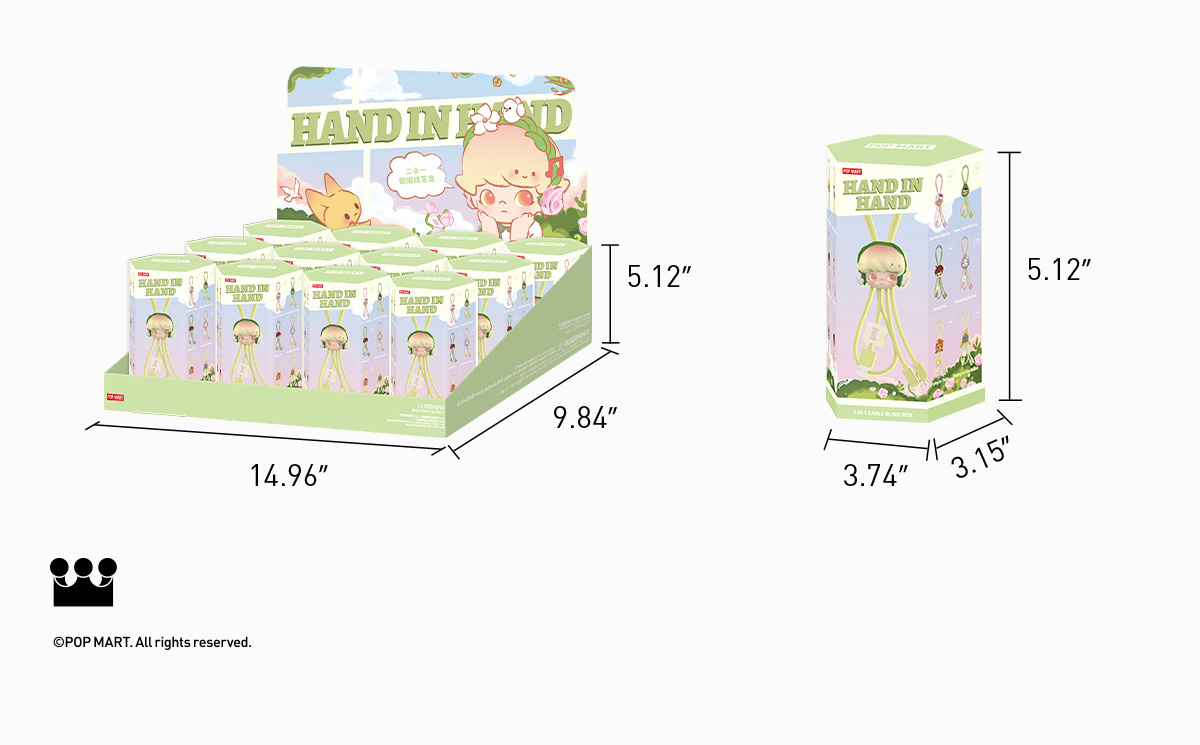 POP NOW:Hand in Hand Series-2 in 1 Cable Blind Box - POP