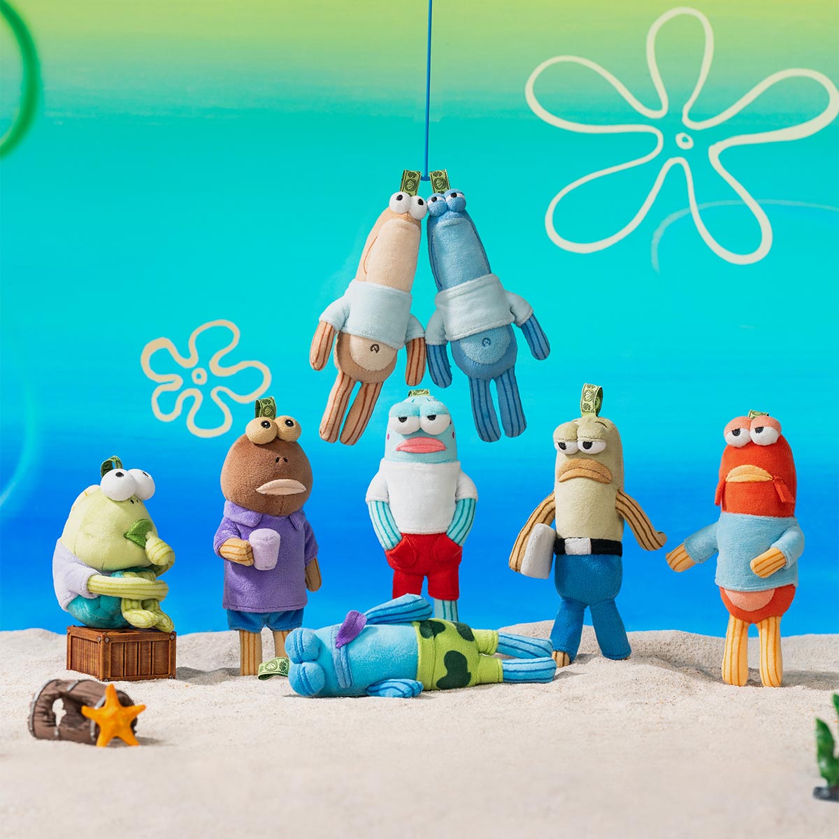 SpongeBob - Bikini Bottom Residents - Wacky Plush Blind Box