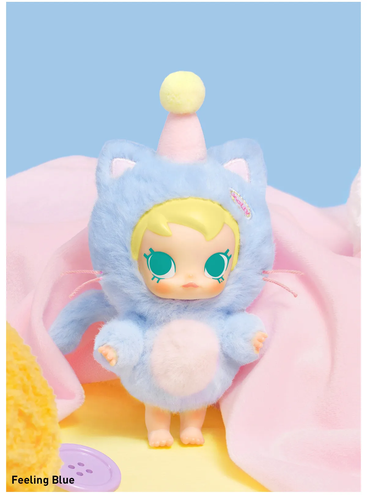 POP NOW:Baby Molly Pocket Friends Series-Vinyl Plush Pendant