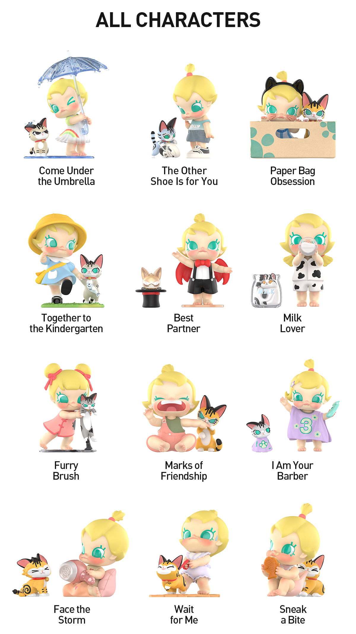 Baby Molly & Baby Tabby Series - 喵趣横生系列 – Art Toy Familia